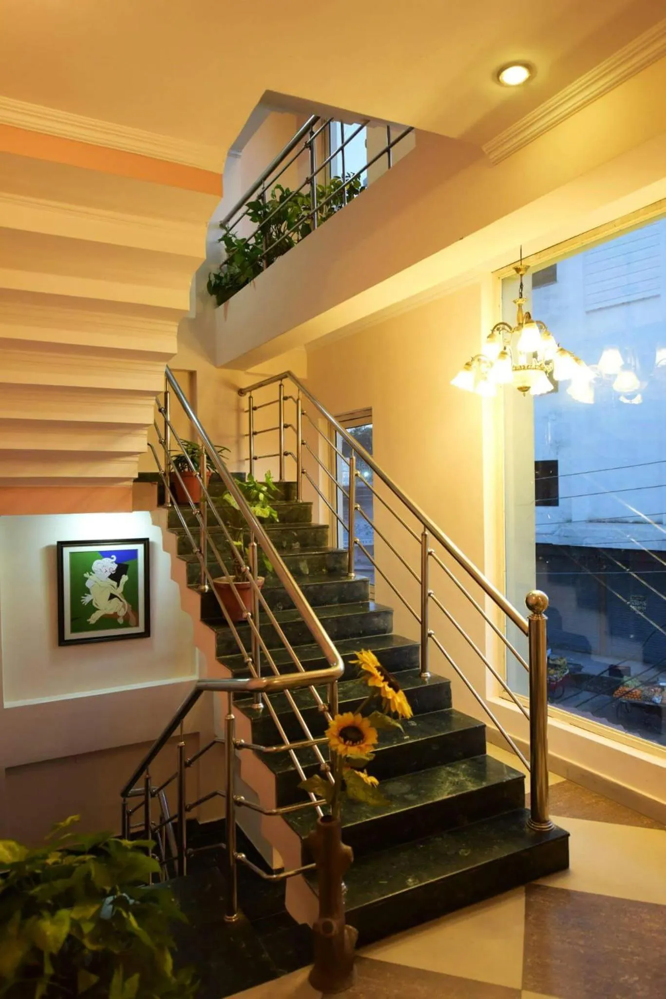 Lobby or reception in Hotel Ganga Vilas