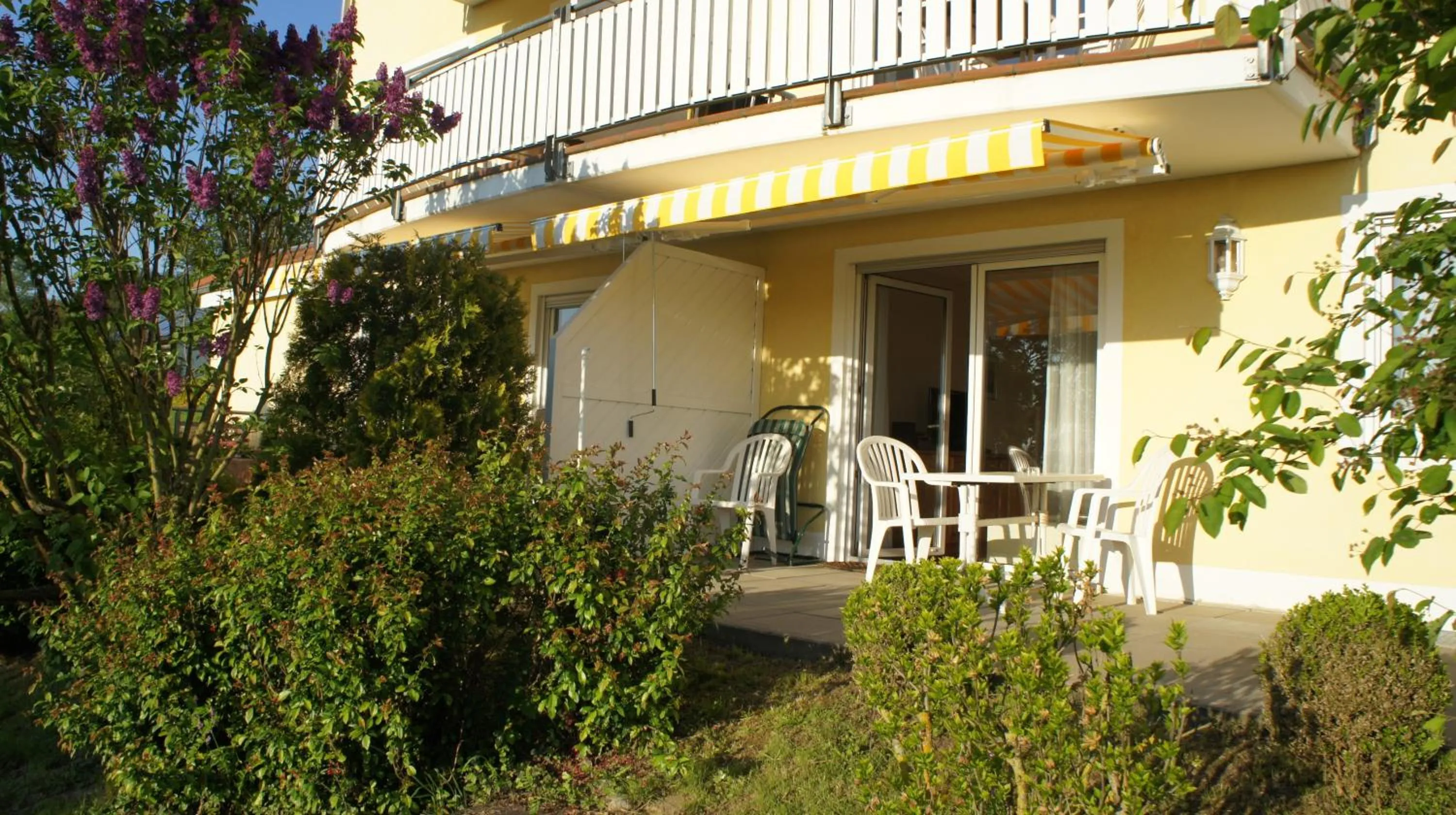 Balcony/Terrace in Ferienhaus Rheintalblick