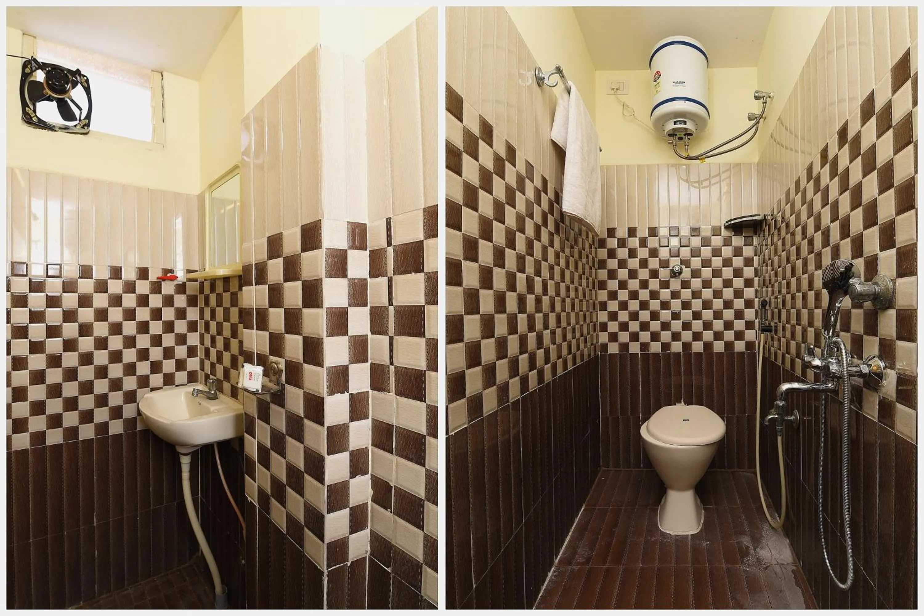 Bathroom in Hotel O Andhra Pradesh Hotels Association