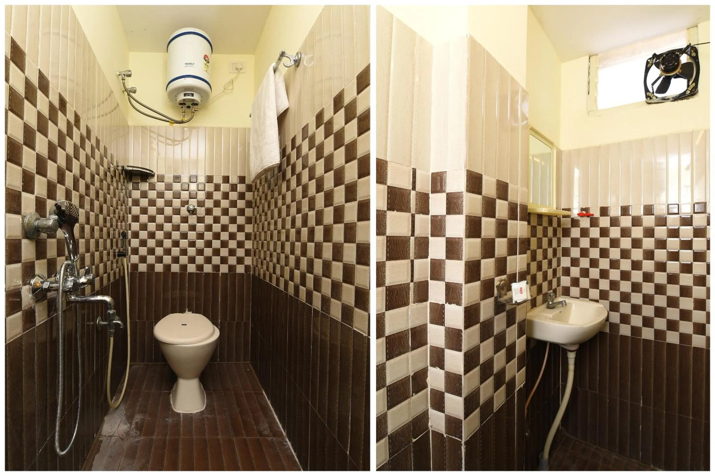 Bathroom in Hotel O Andhra Pradesh Hotels Association