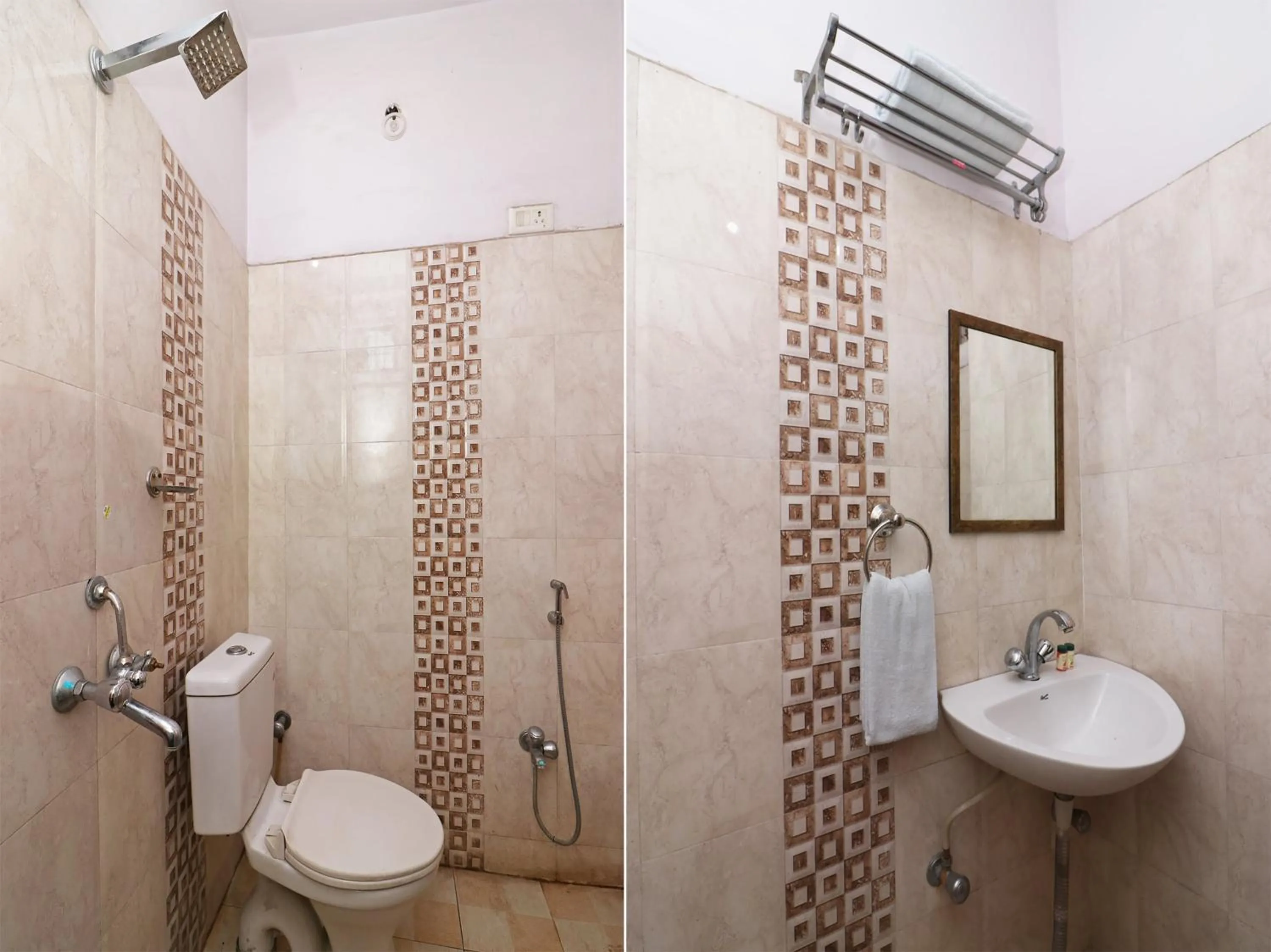 Bathroom in Hotel O AKBAR PALACE