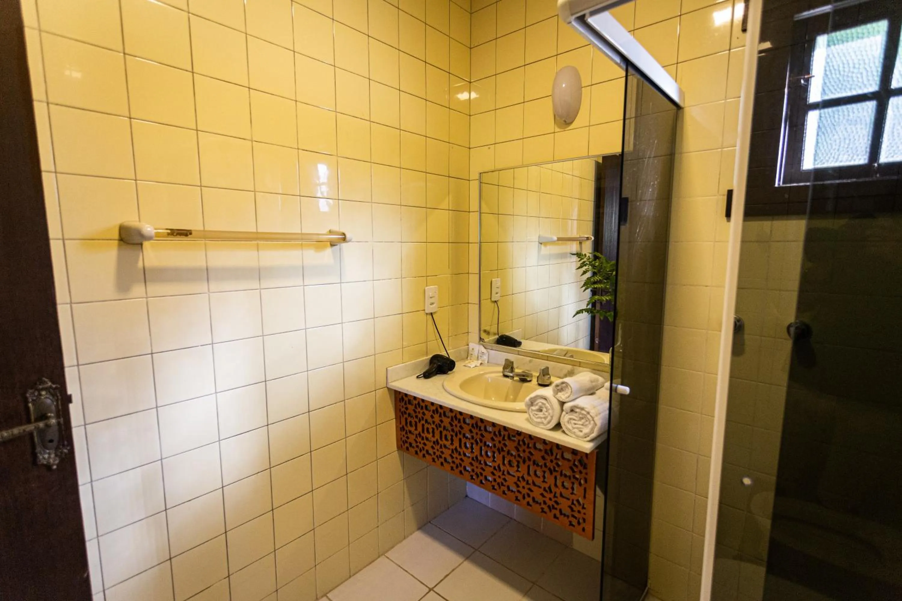 Bathroom in Pousada Cabanas da Praia Mole