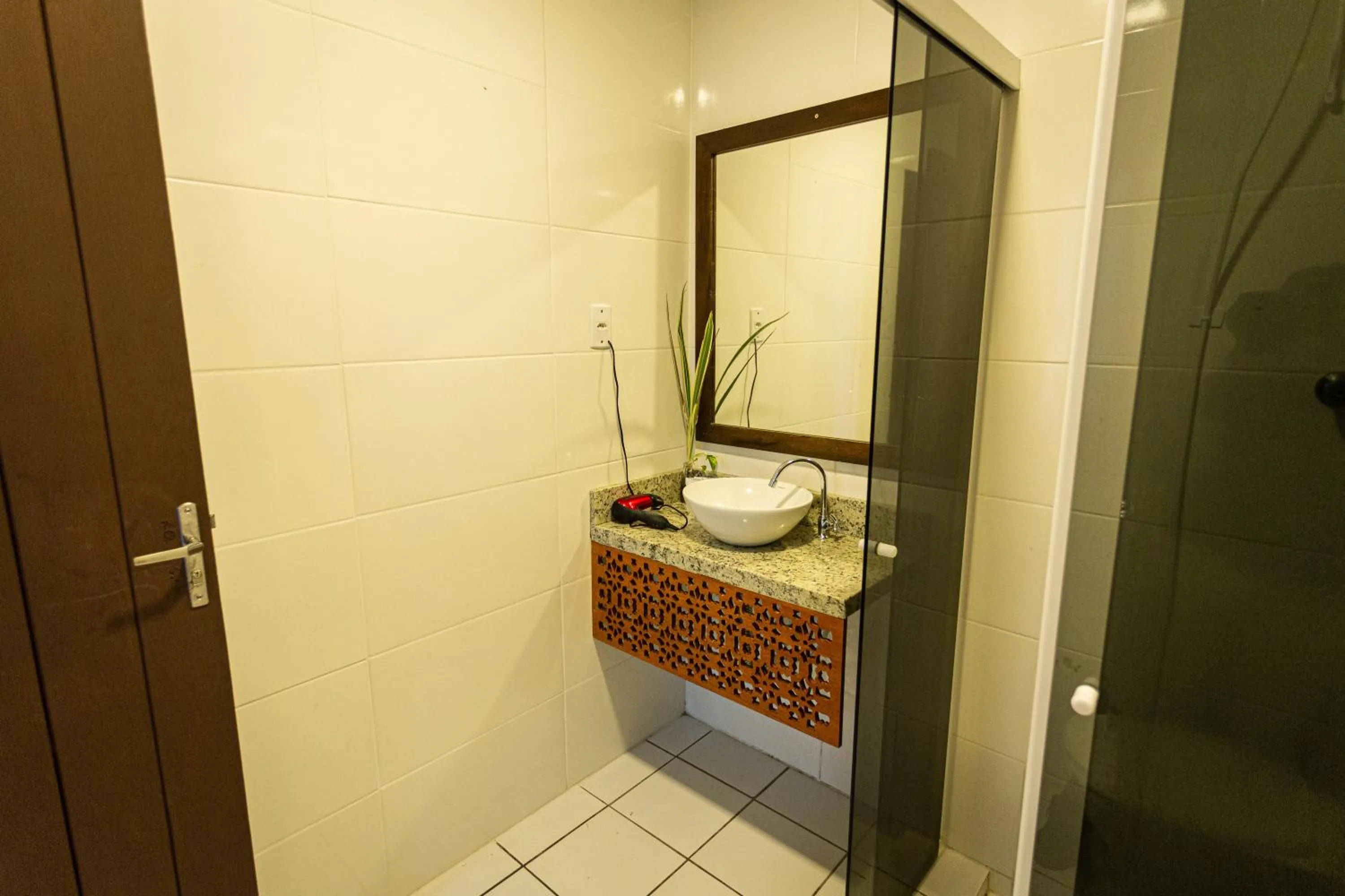 Bathroom in Pousada Cabanas da Praia Mole