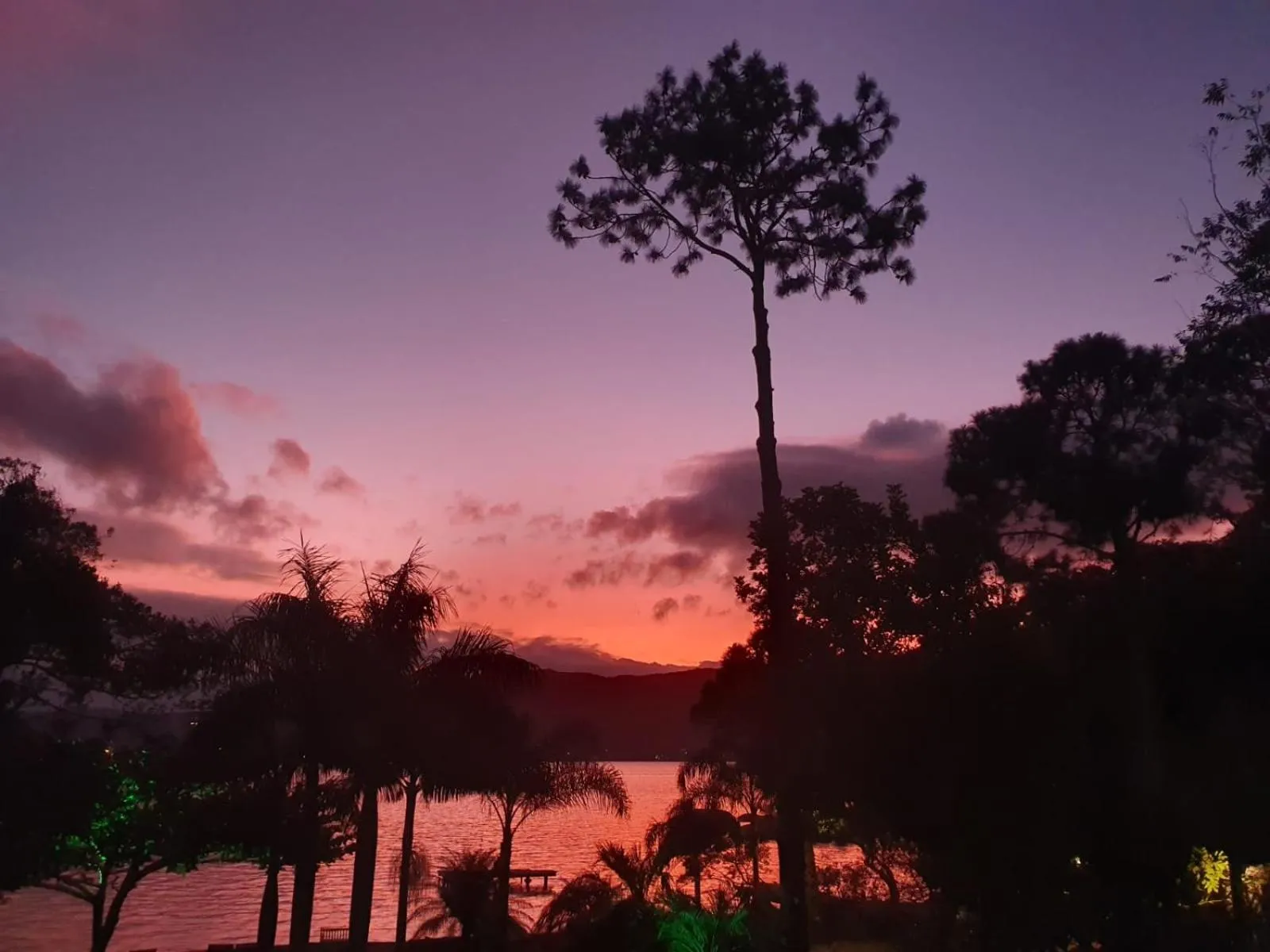 Lake view in Pousada Cabanas da Praia Mole