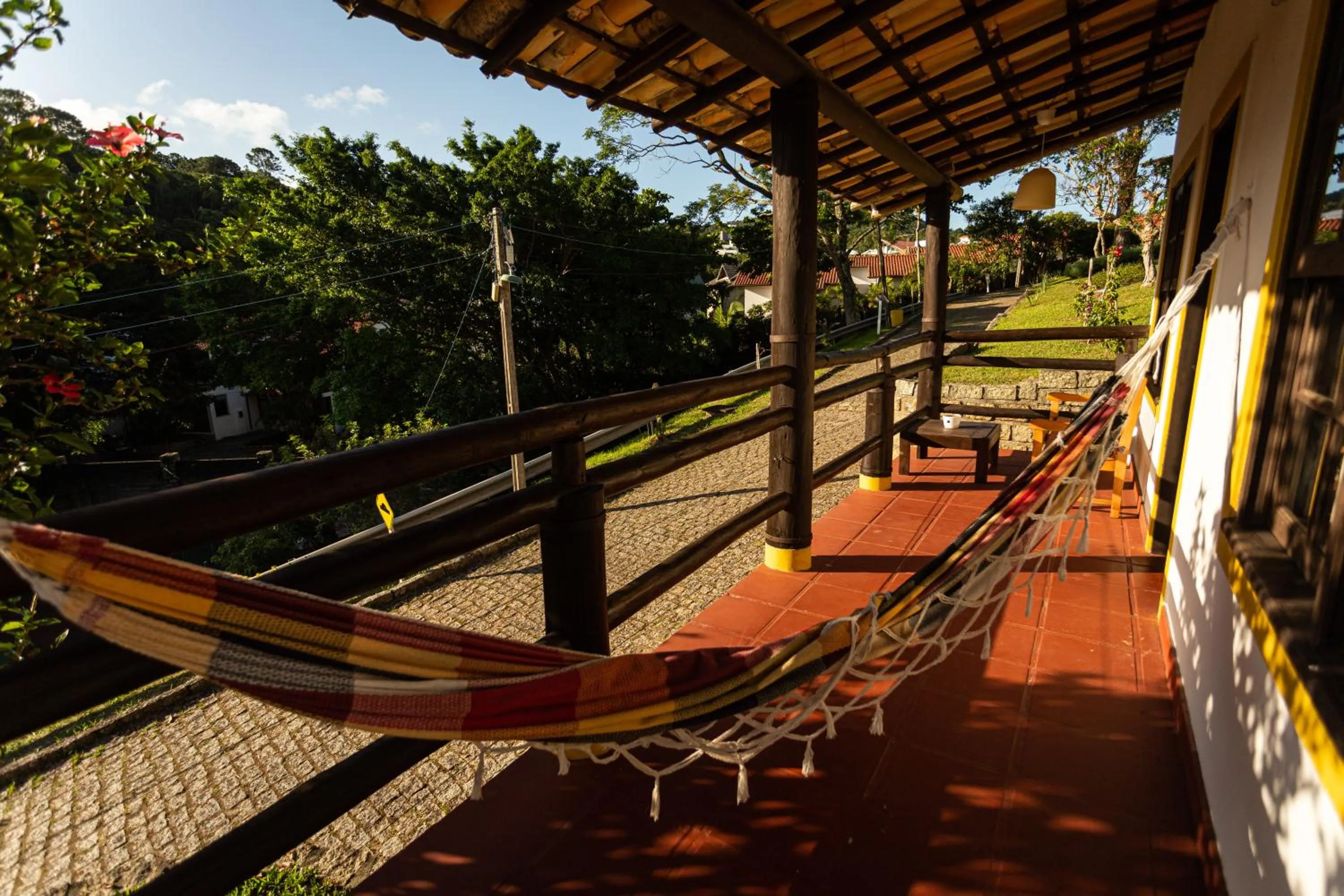 Day in Pousada Cabanas da Praia Mole