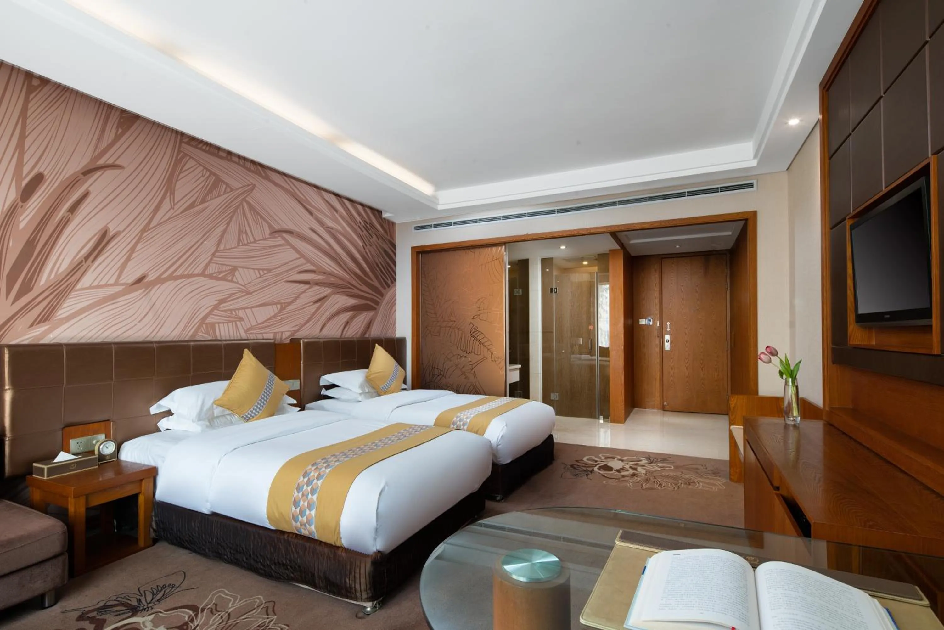 Bed in Yun'an Huidu Hotel