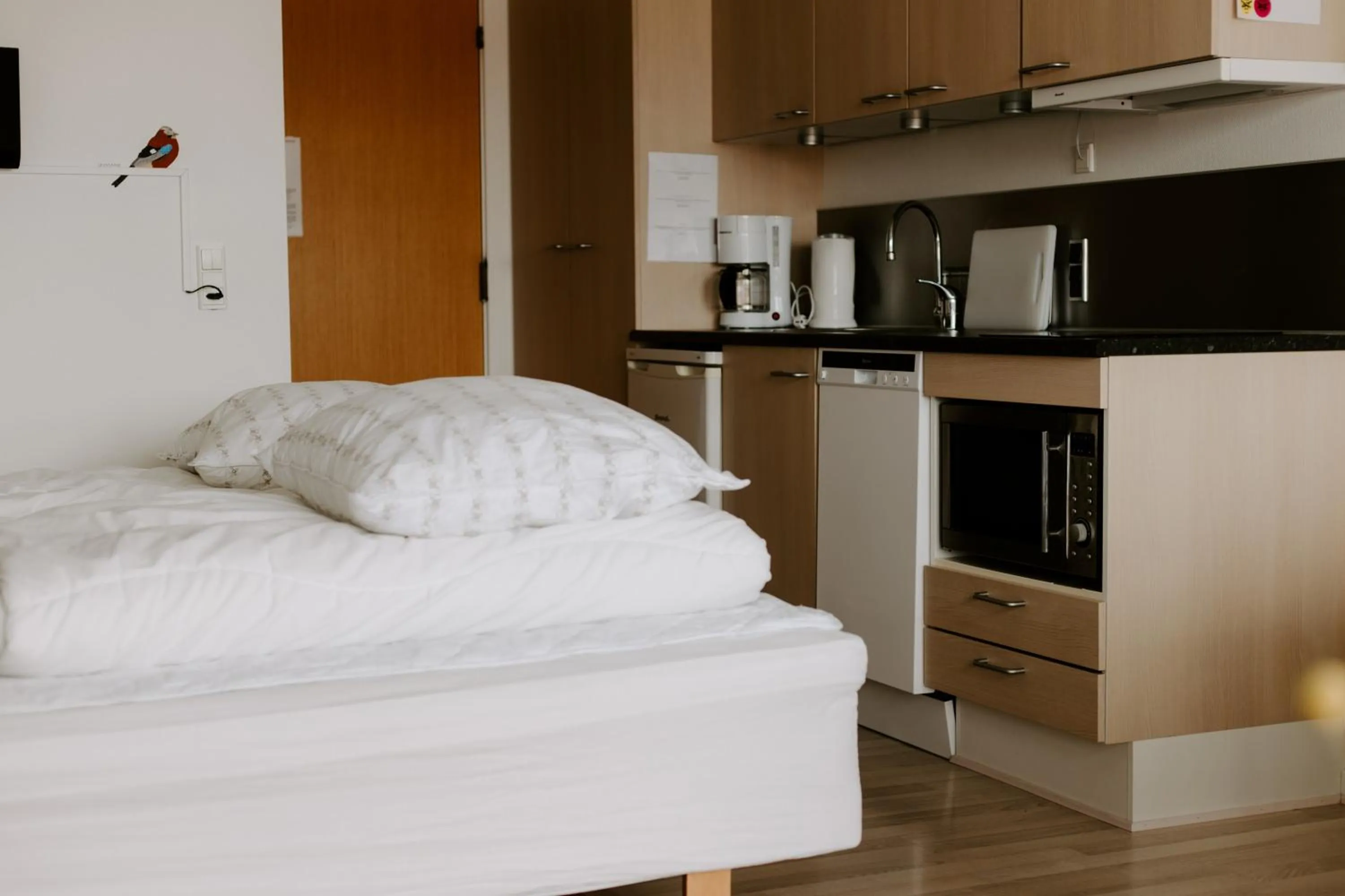 Bed in Hotel Sandvig Havn