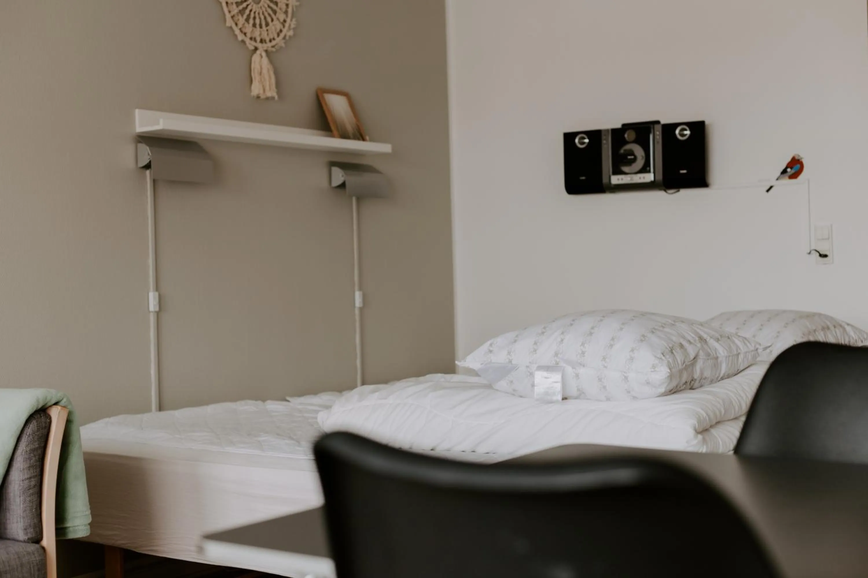 Bed in Hotel Sandvig Havn