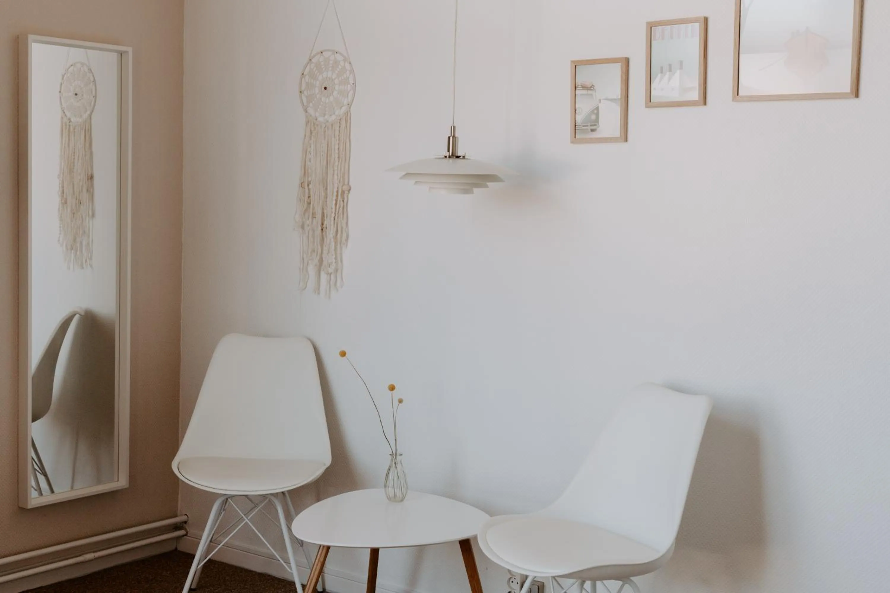 Living room in Hotel Sandvig Havn