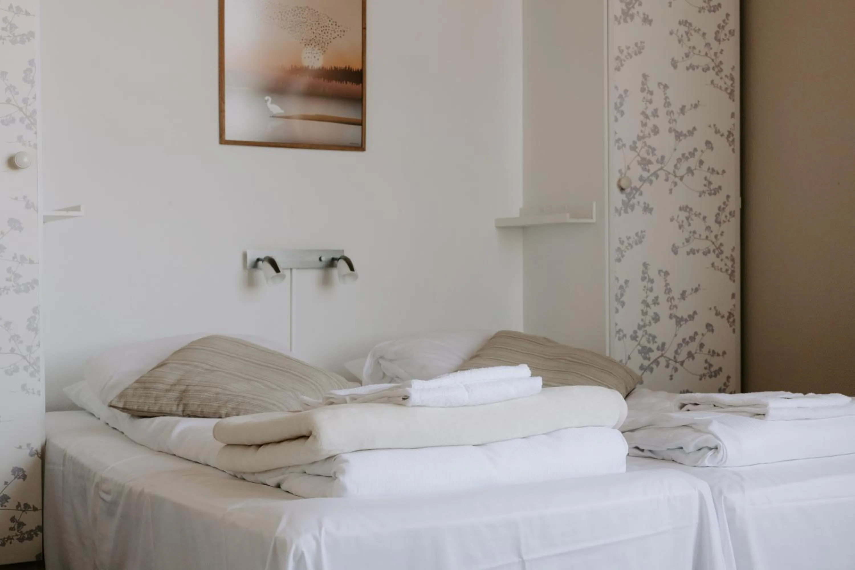 Bed in Hotel Sandvig Havn