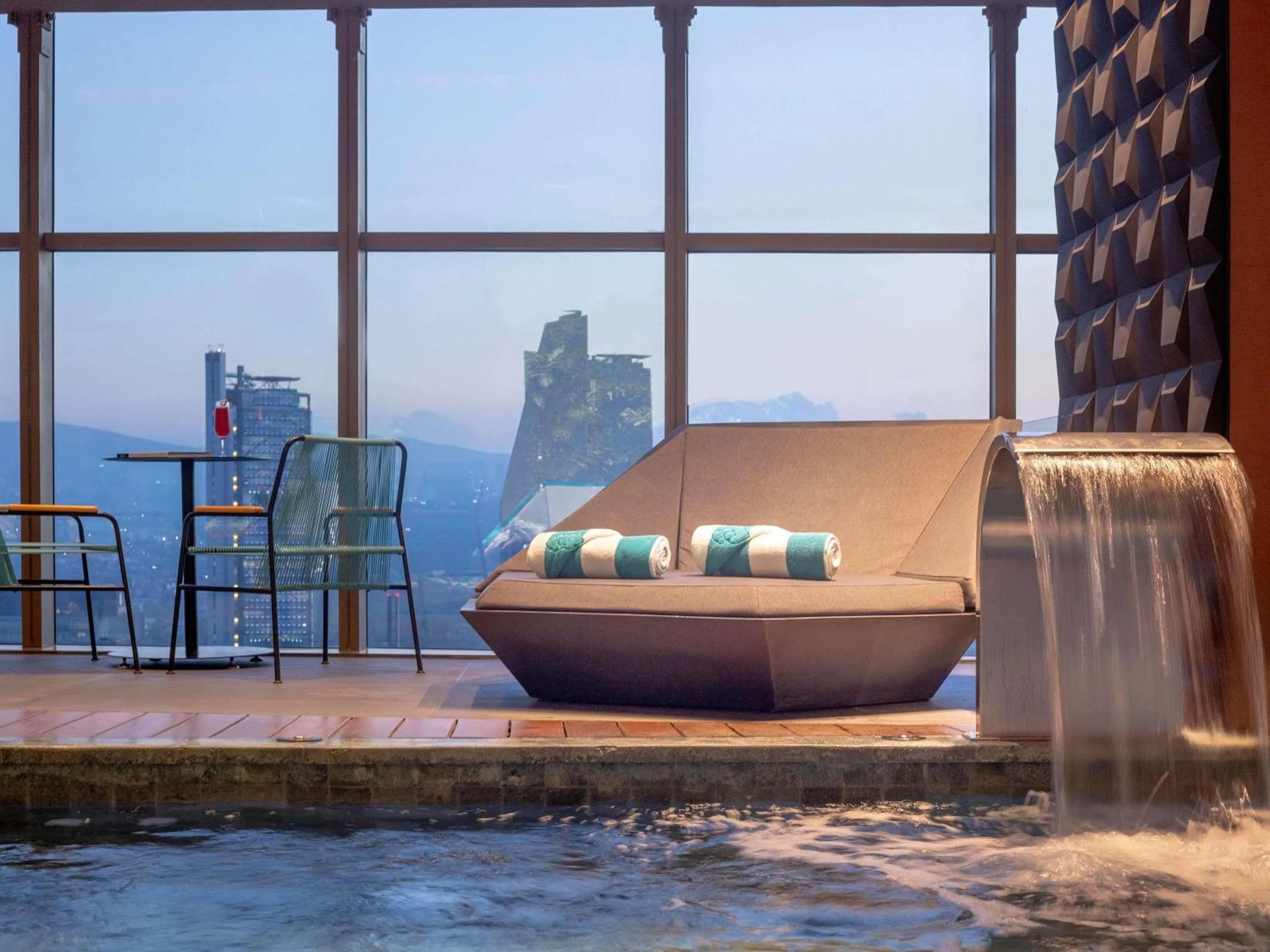 Pool view in Sofitel Mexico City Reforma