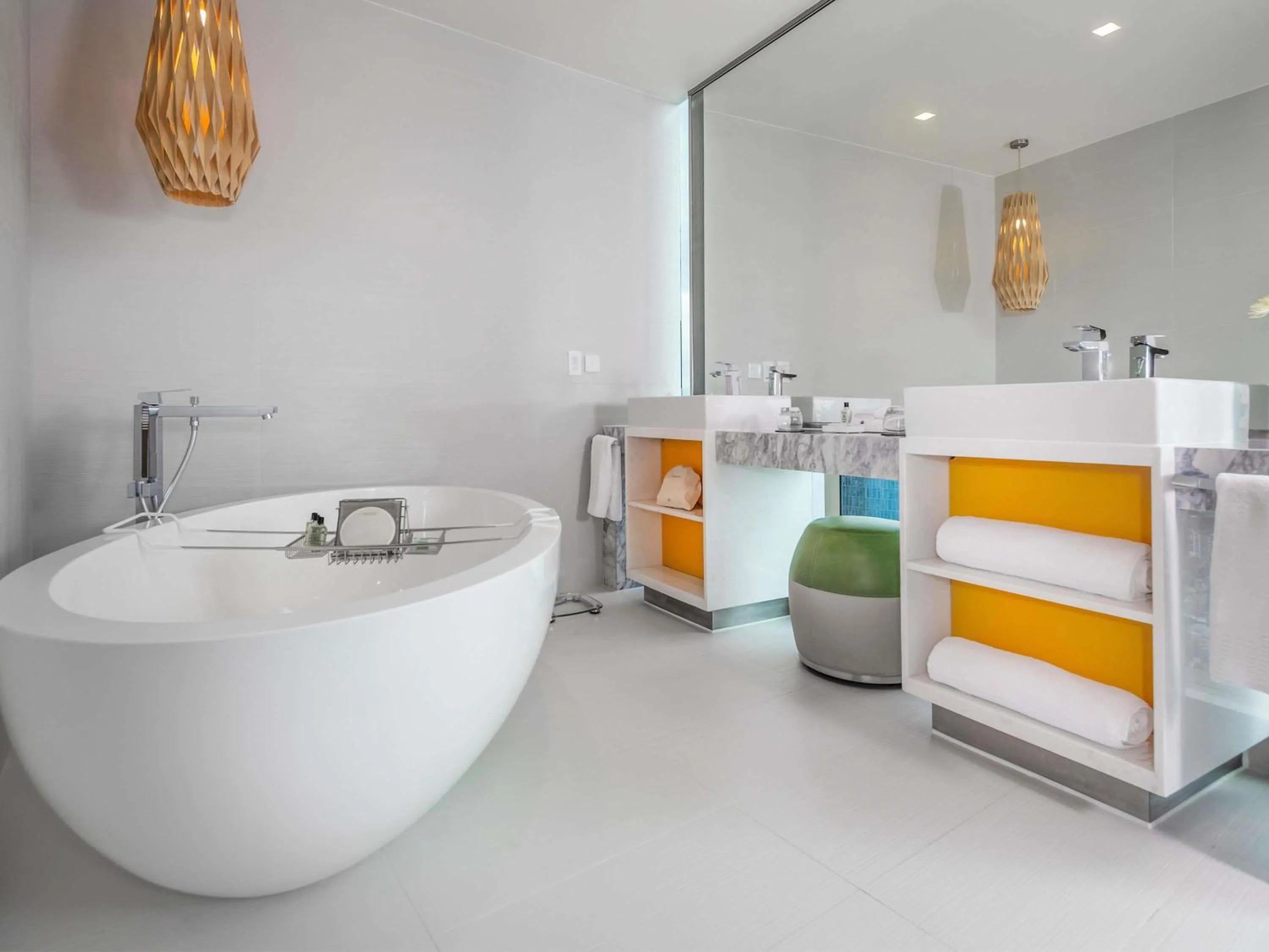 Bathroom, Bed in Sofitel Mexico City Reforma