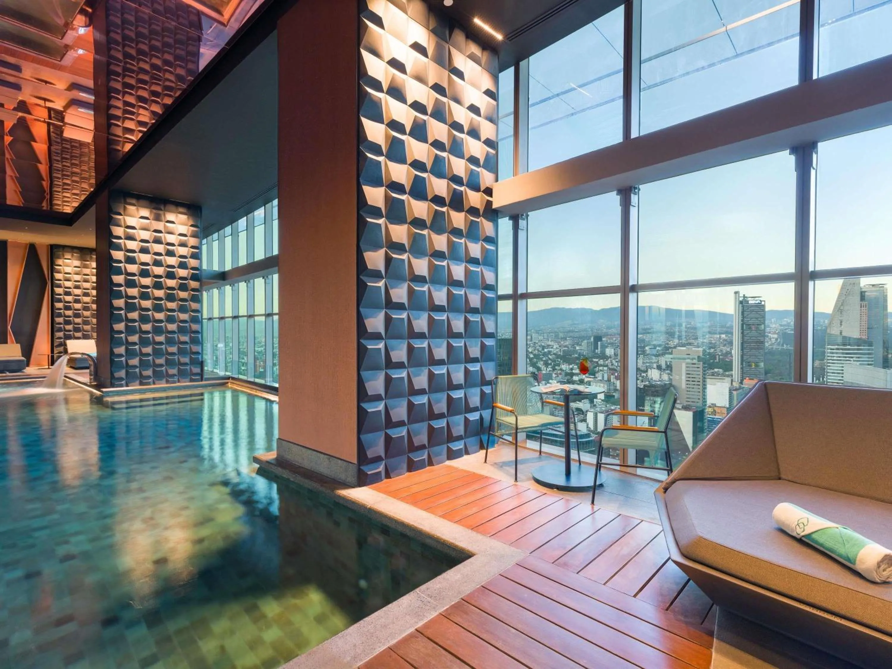 Pool view in Sofitel Mexico City Reforma