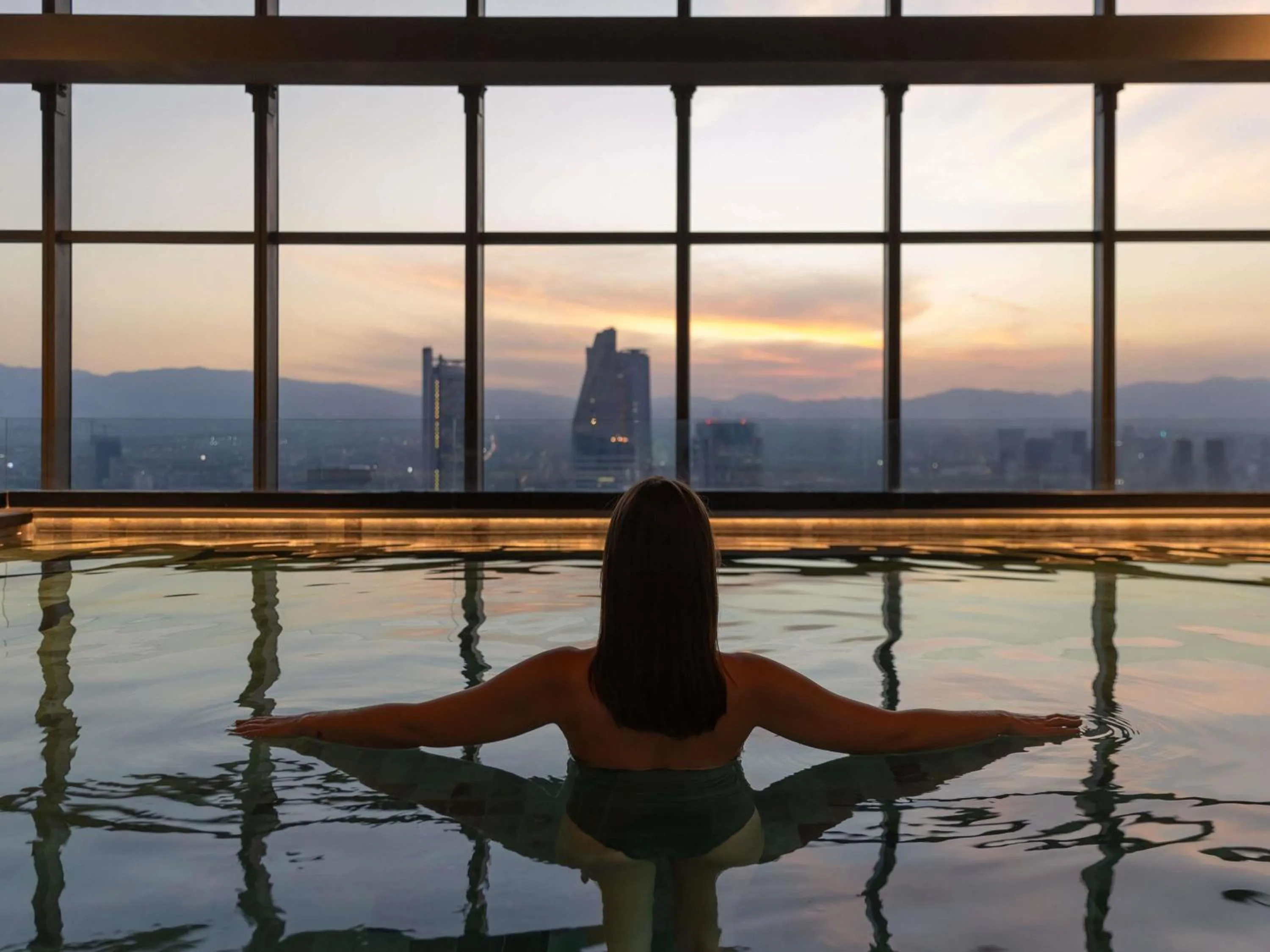 Pool view in Sofitel Mexico City Reforma
