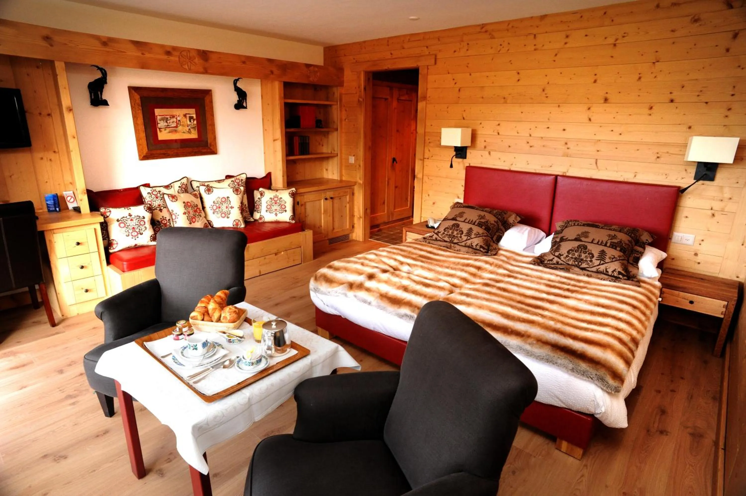 Bed in Le Chalet de Flore