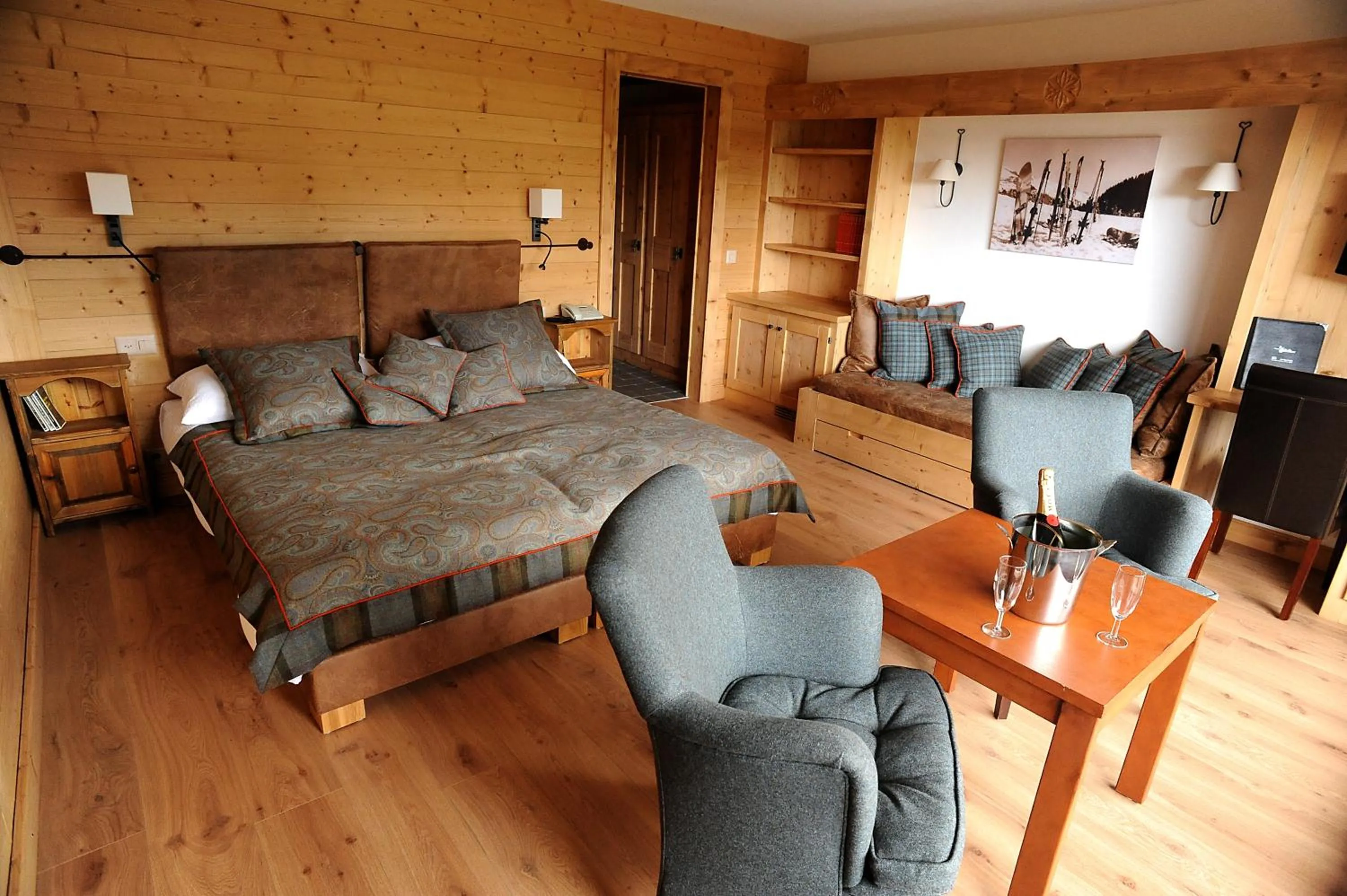 Bed in Le Chalet de Flore