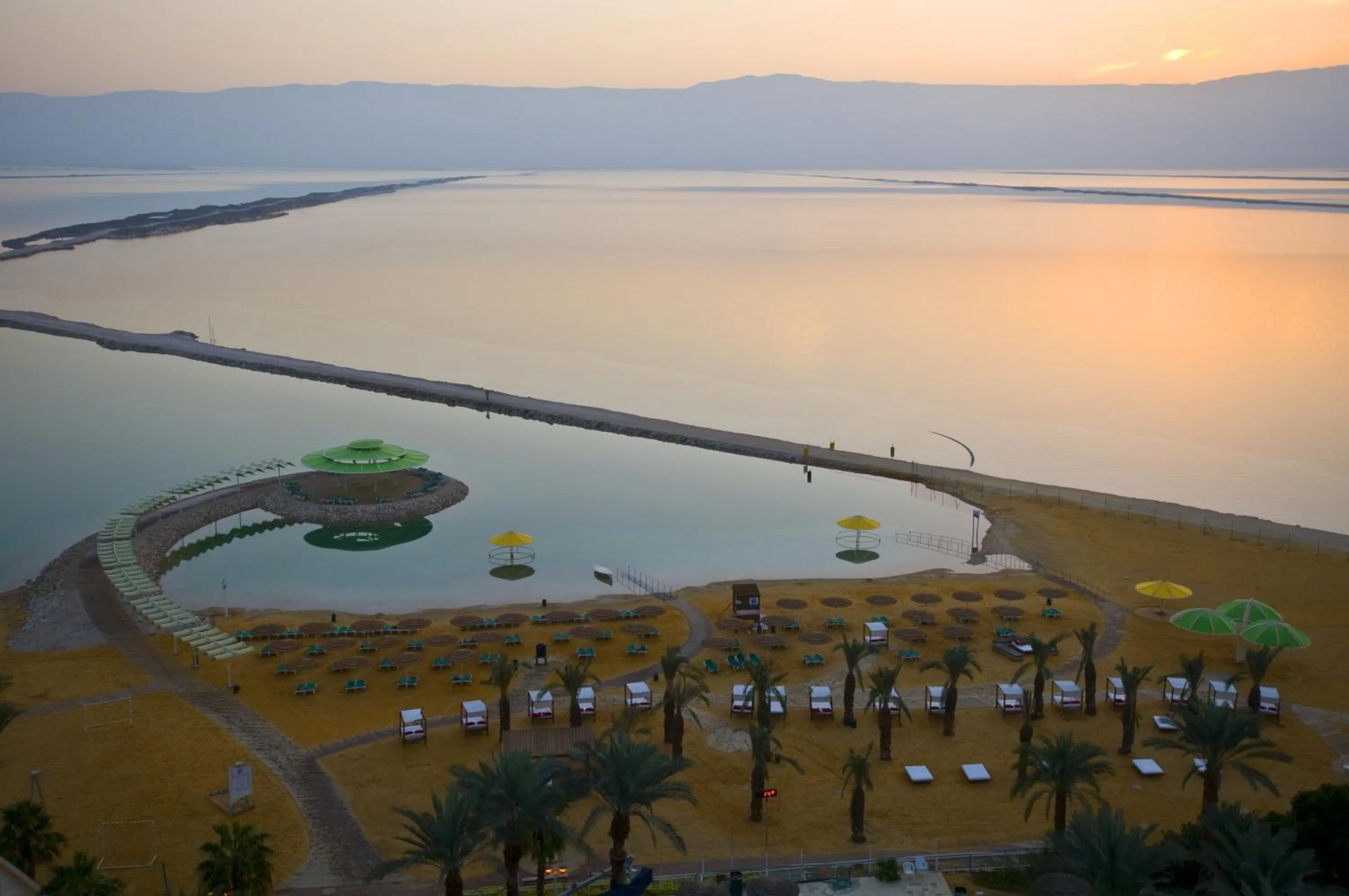 Sunset in Leonardo Club Hotel Dead Sea - All Inclusive