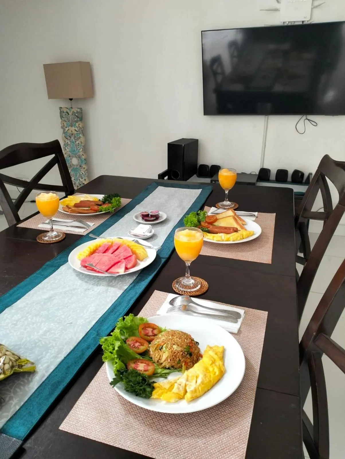 Dining area in Villa Pearl Seminyak