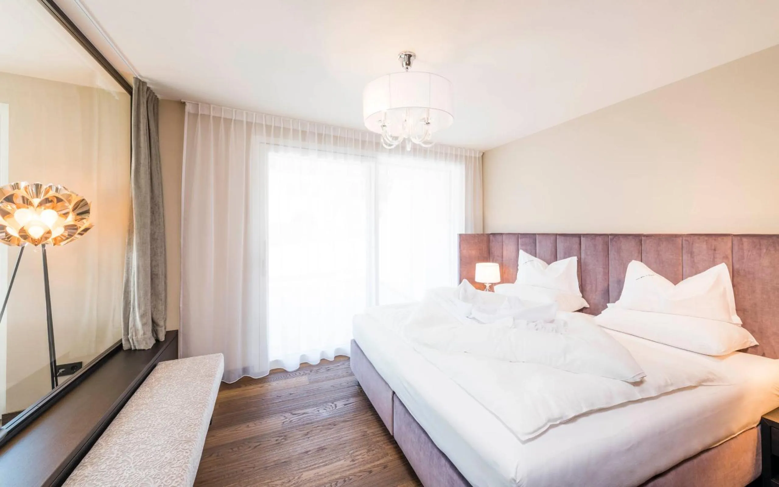 Bedroom, Bed in Prunner Luxury Suites - Adults Only