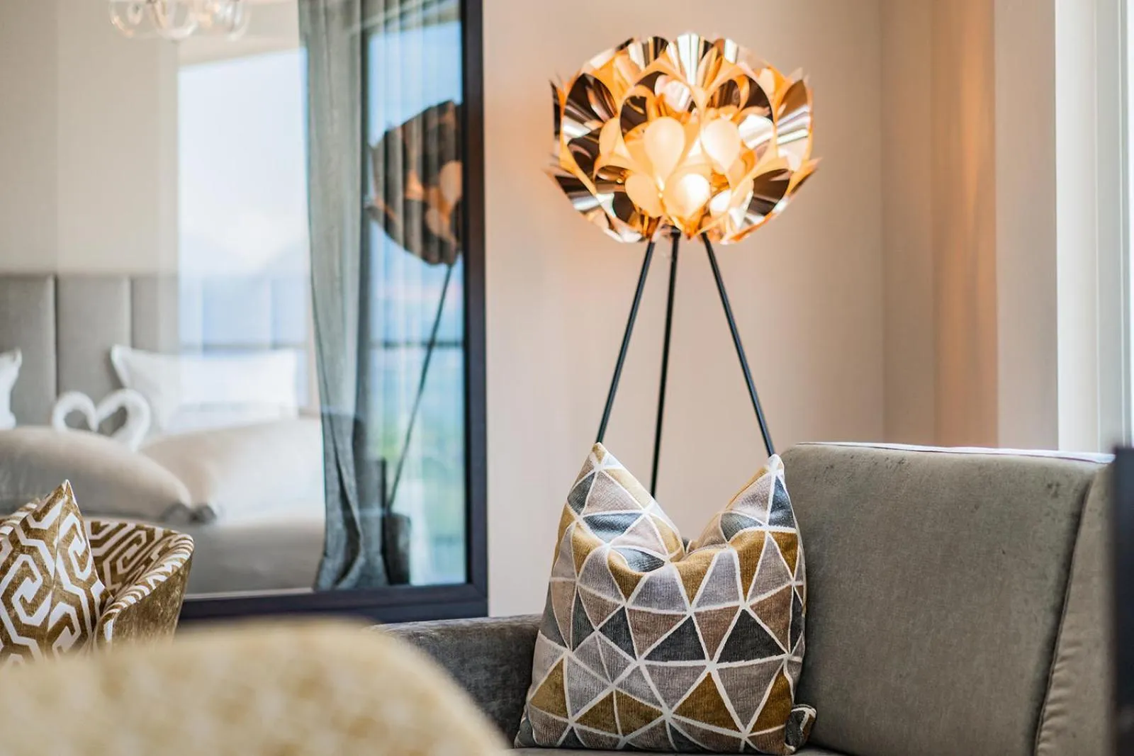 Living room, Bed in Prunner Luxury Suites - Adults Only