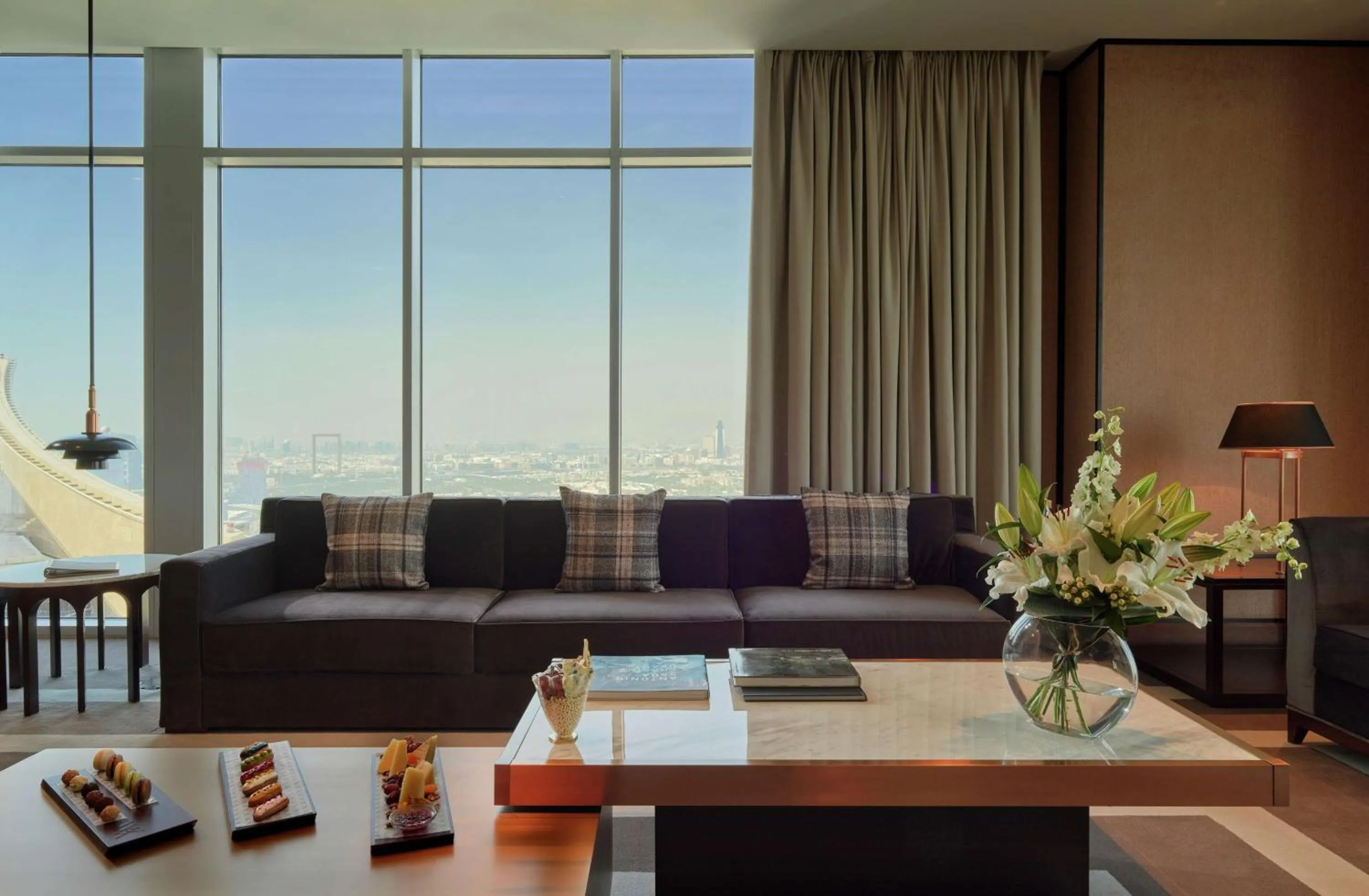 Living room in Waldorf Astoria Dubai International Financial Centre