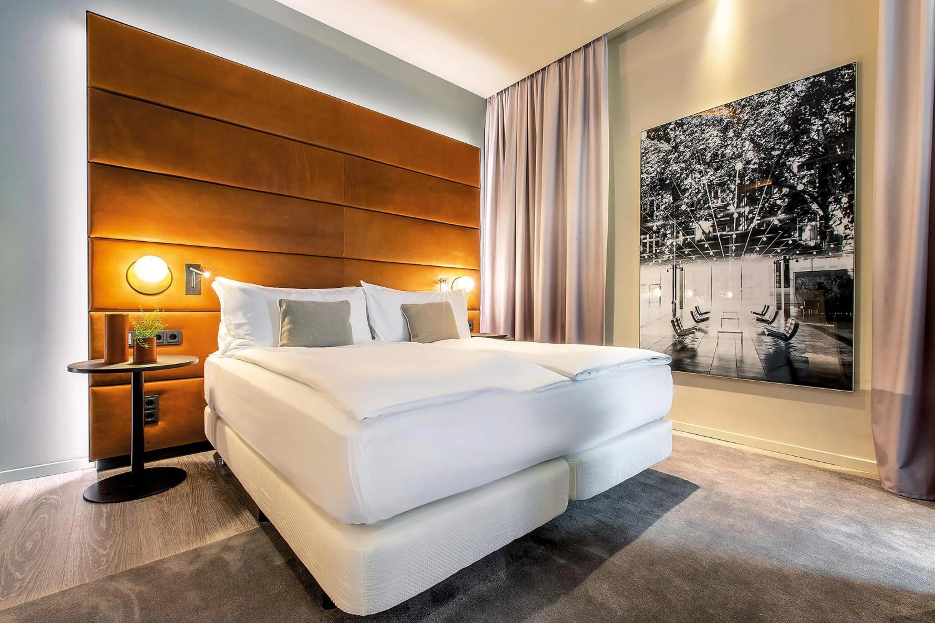 Bed in Hilton Garden Inn Mannheim