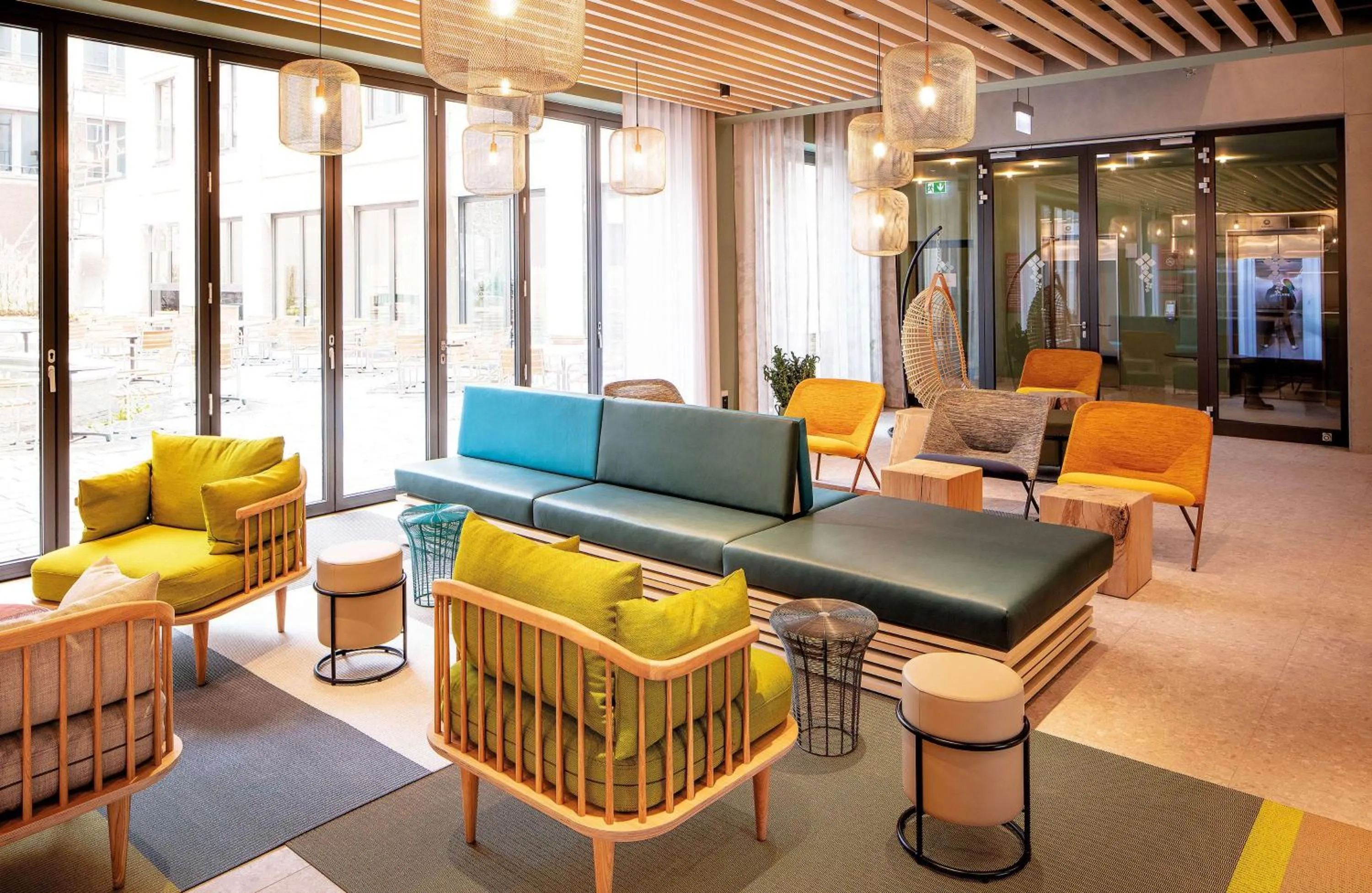 Lobby or reception in Hilton Garden Inn Mannheim