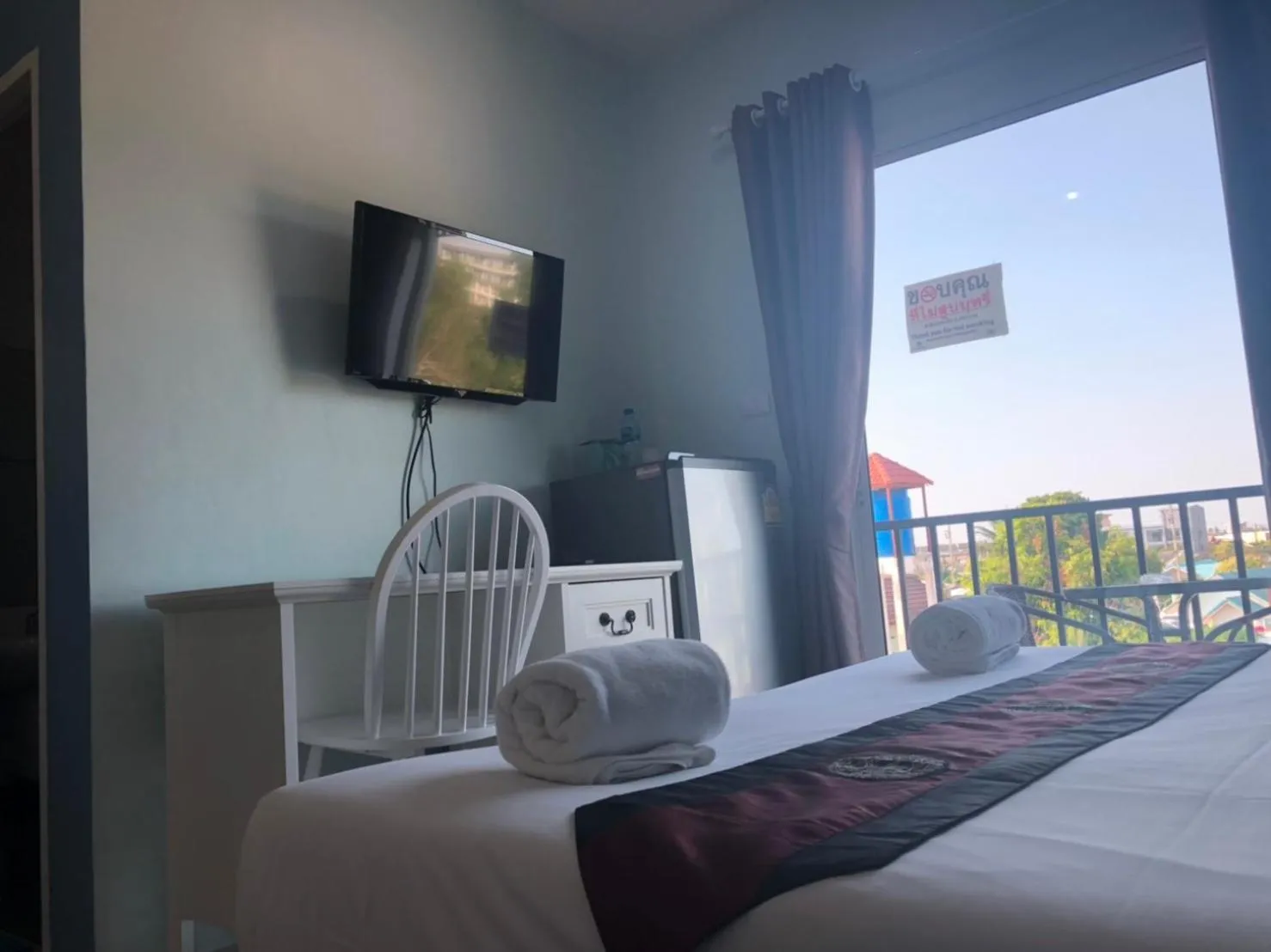 Bed in Khao Oat airport