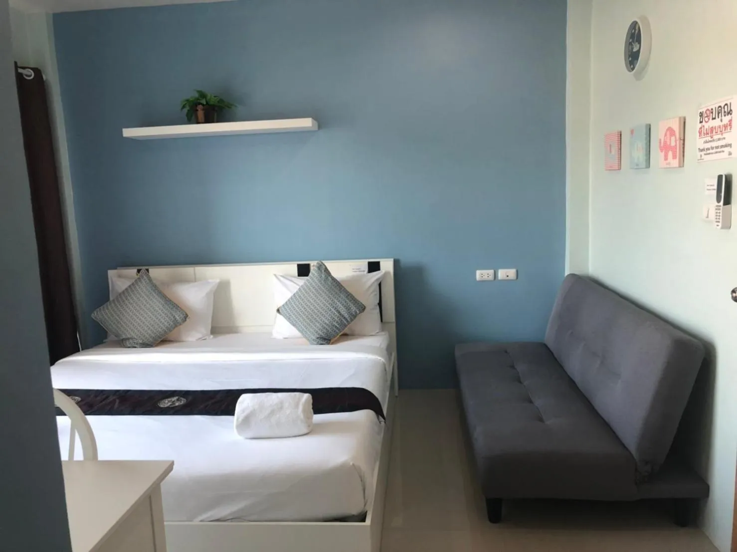 Bed in Khao Oat airport