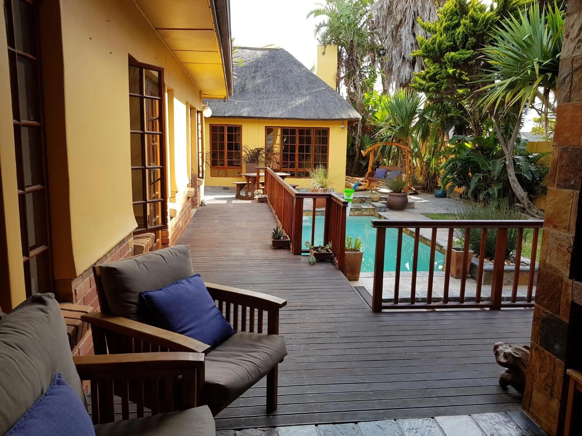 Patio in Summerstrand Beach Lodge
