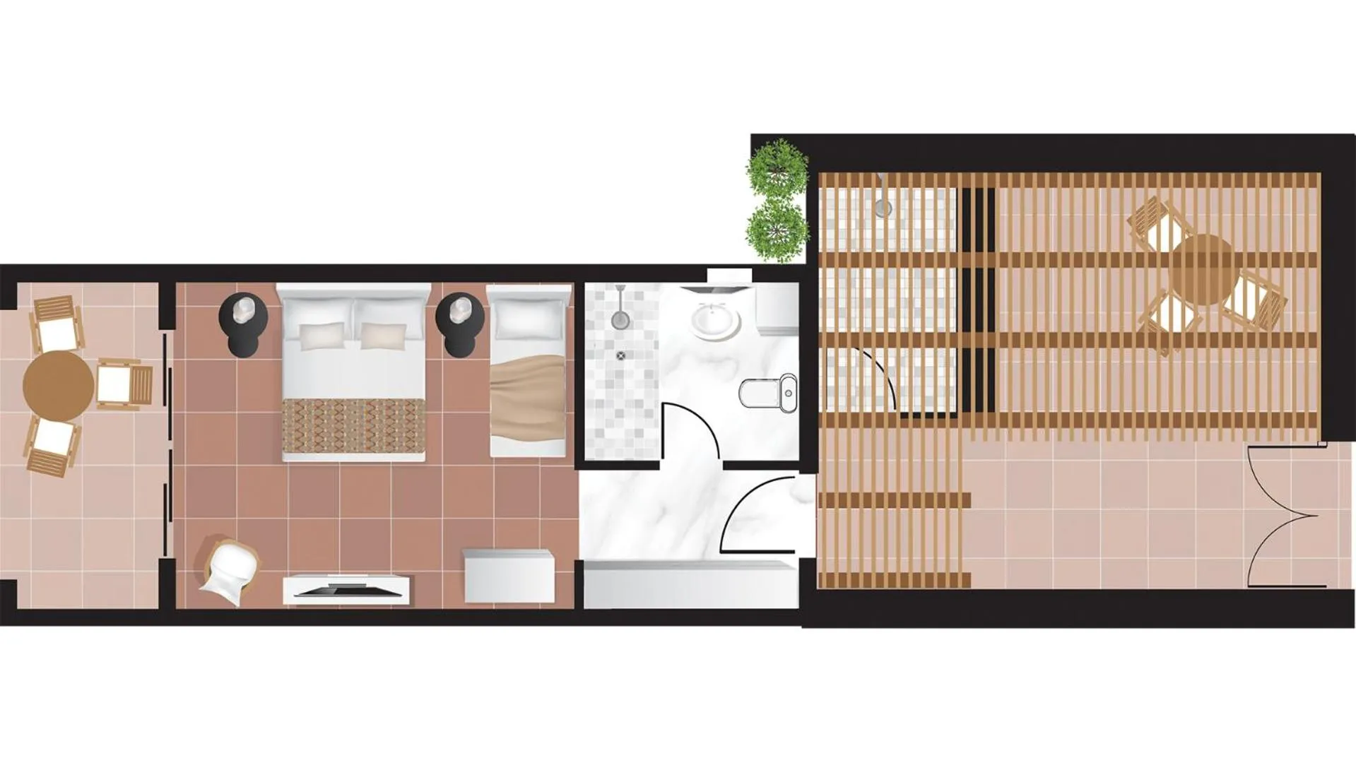 Floor plan in Grecotel Casa Marron