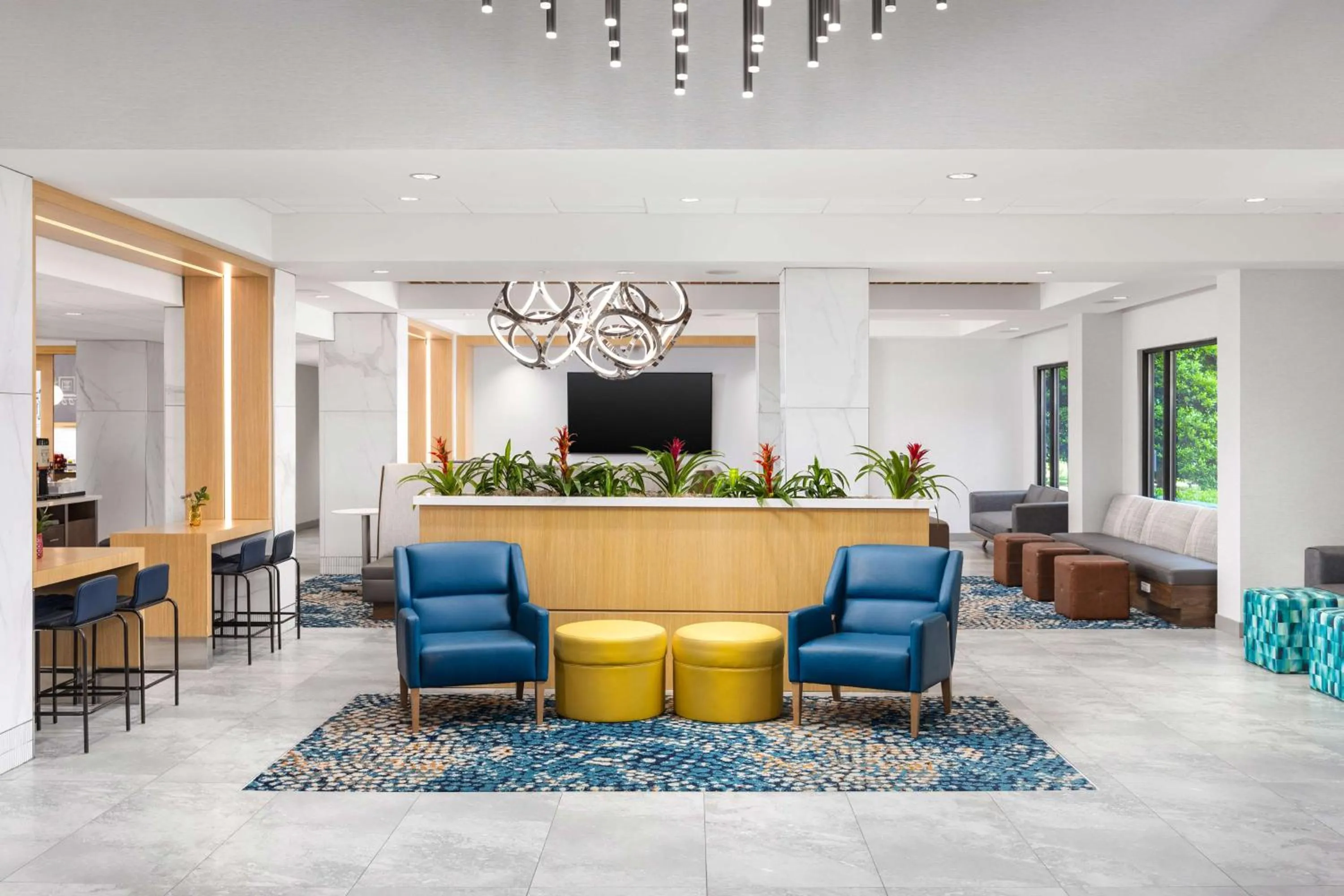 Lobby or reception in Hampton Inn Knoxville-West At Cedar Bluff
