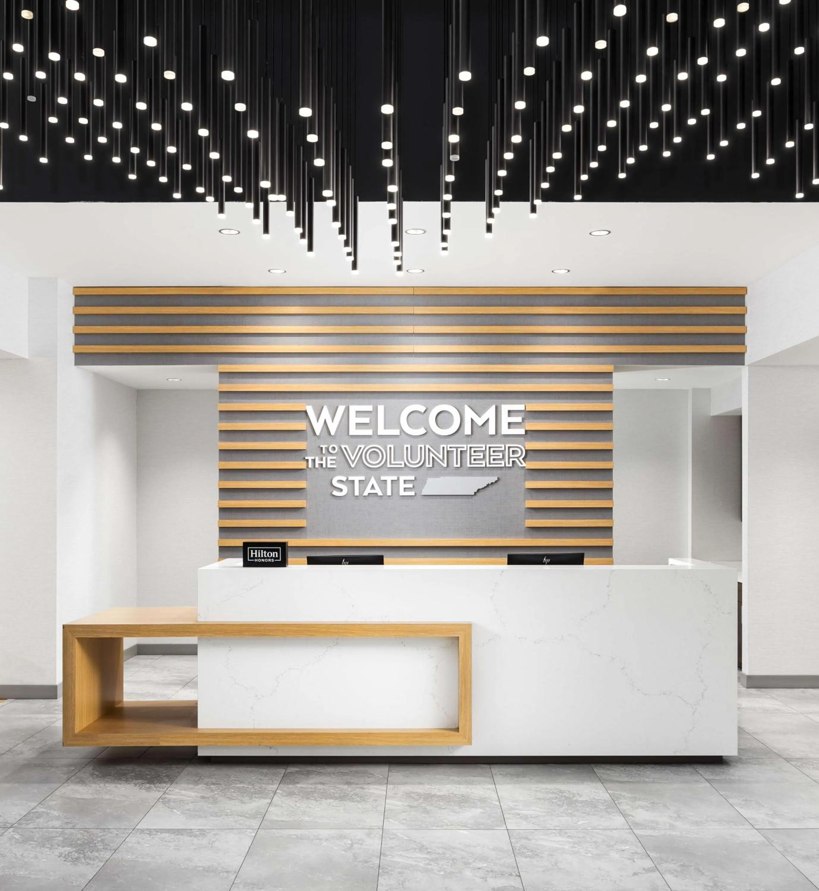 Lobby or reception in Hampton Inn Knoxville-West At Cedar Bluff