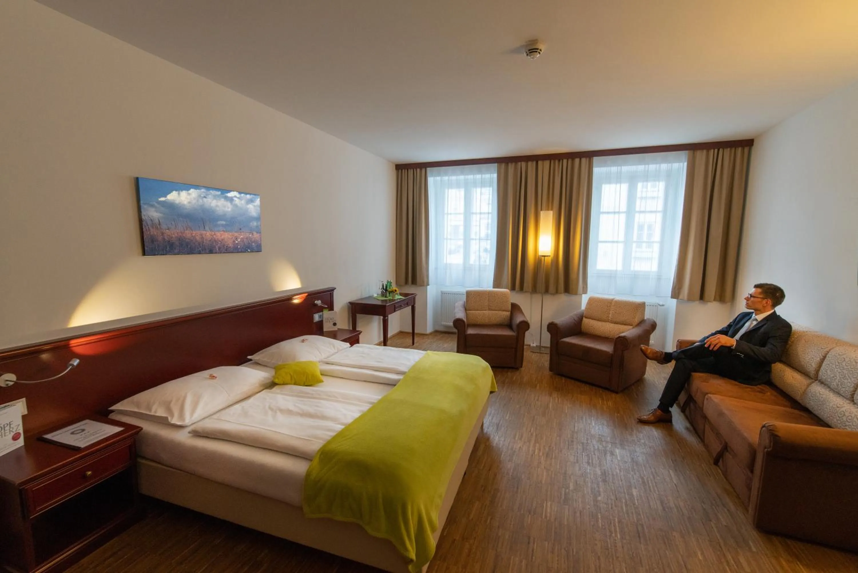 Bed in Stadthotel Waidhofen an der Thaya