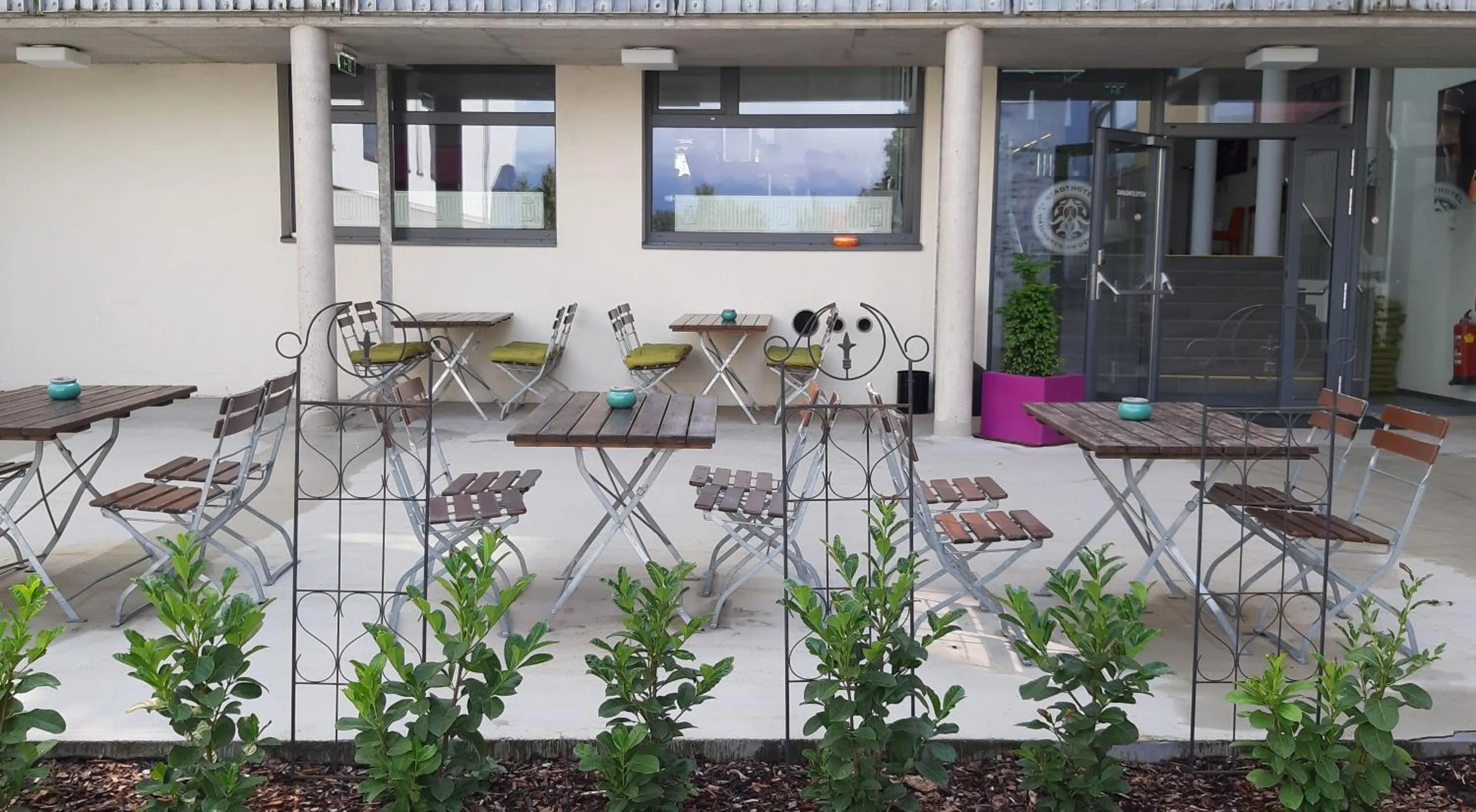 Patio in Stadthotel Waidhofen an der Thaya