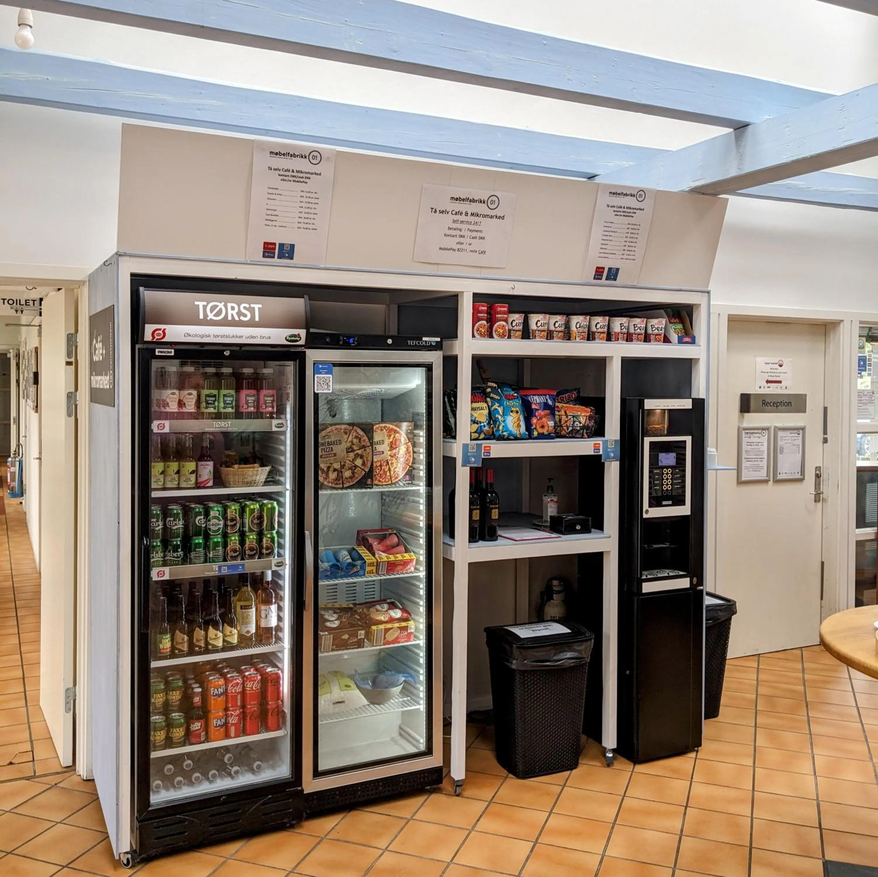 Restaurant/places to eat in Nexø Modern Hostel. Private Rooms