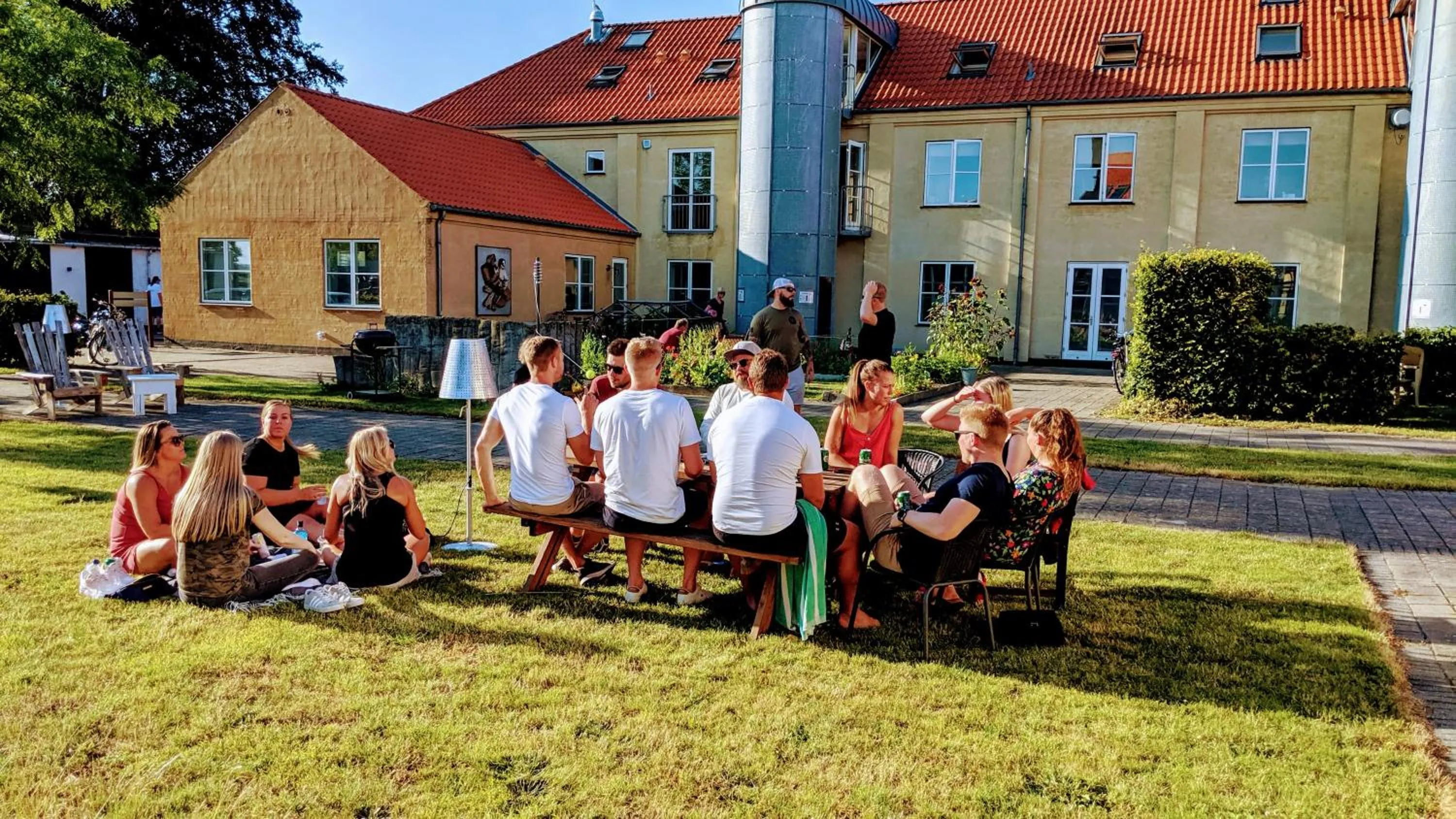 People in Nexø Modern Hostel. Private Rooms