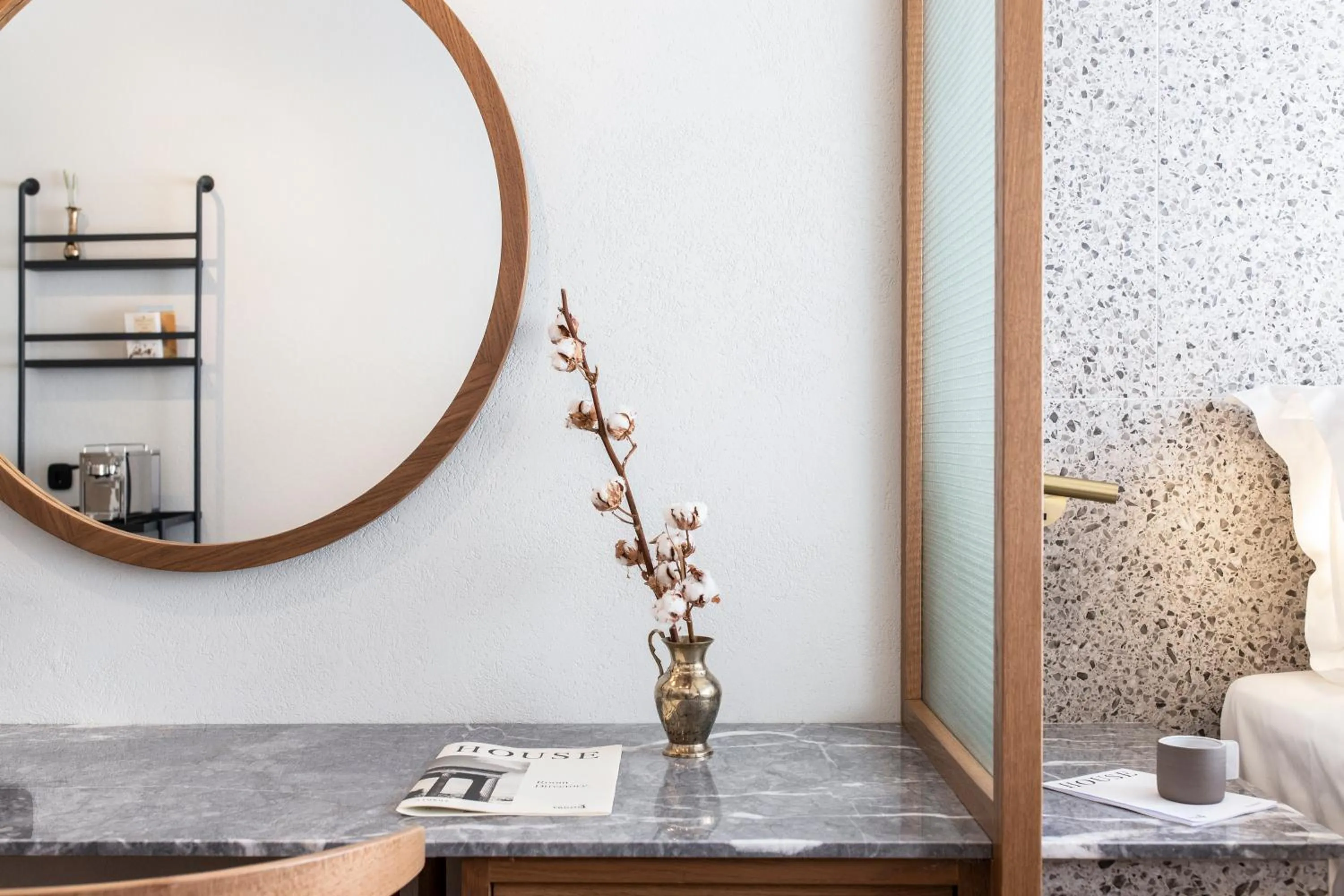 Decorative detail in Ergon House Athens