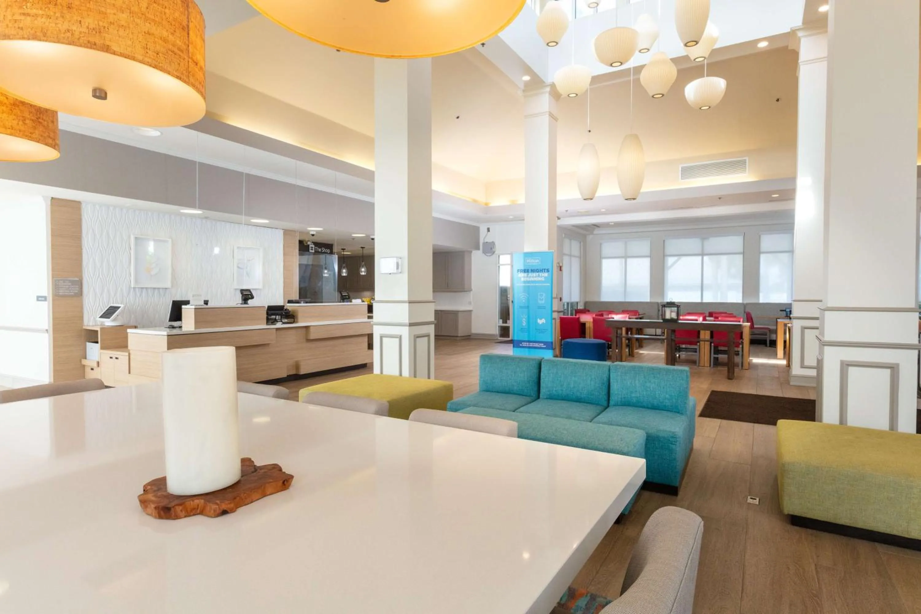 Lobby or reception in Hilton Garden Inn Saint Augustine Beach