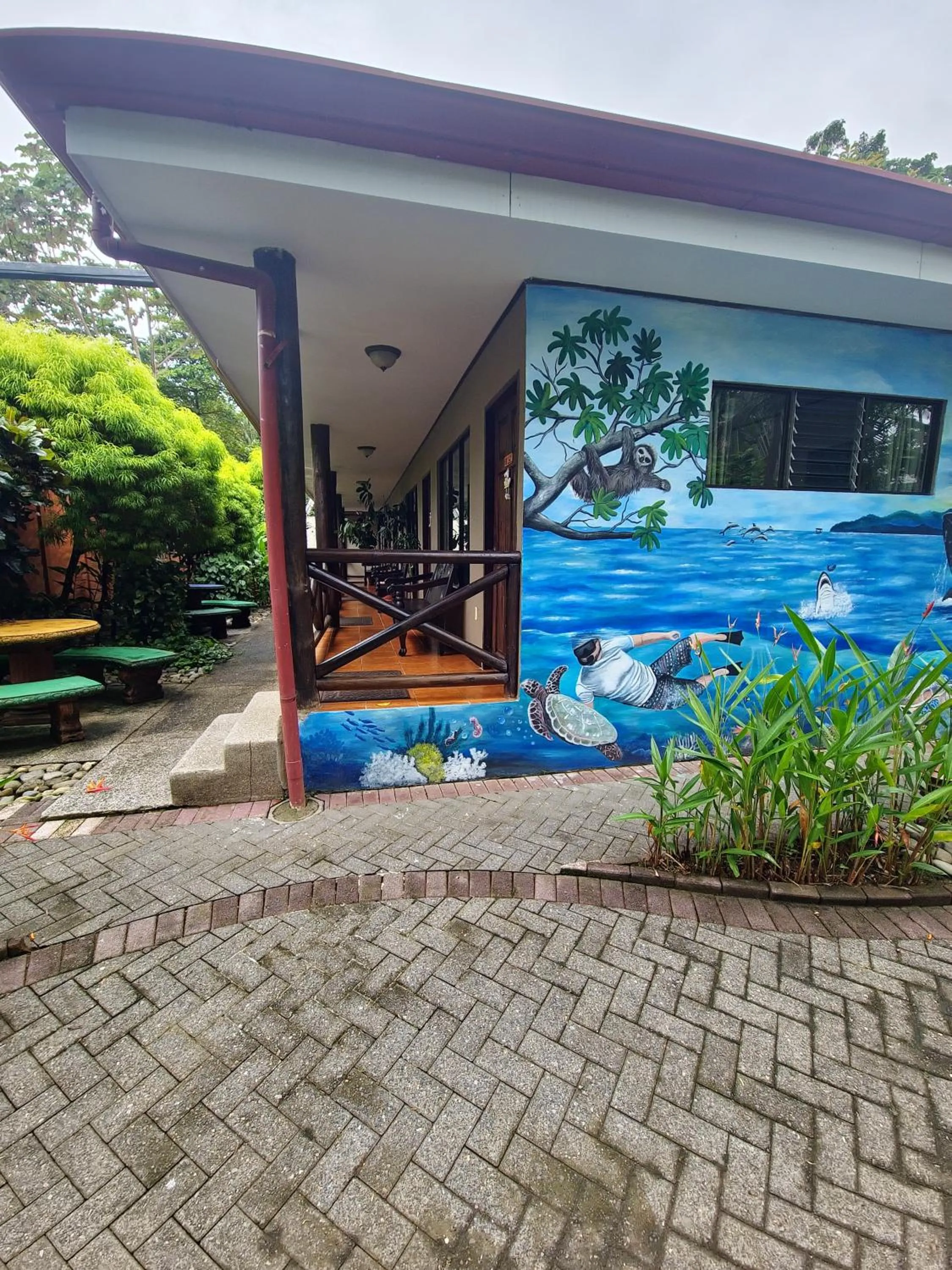 Garden view in Diuwak