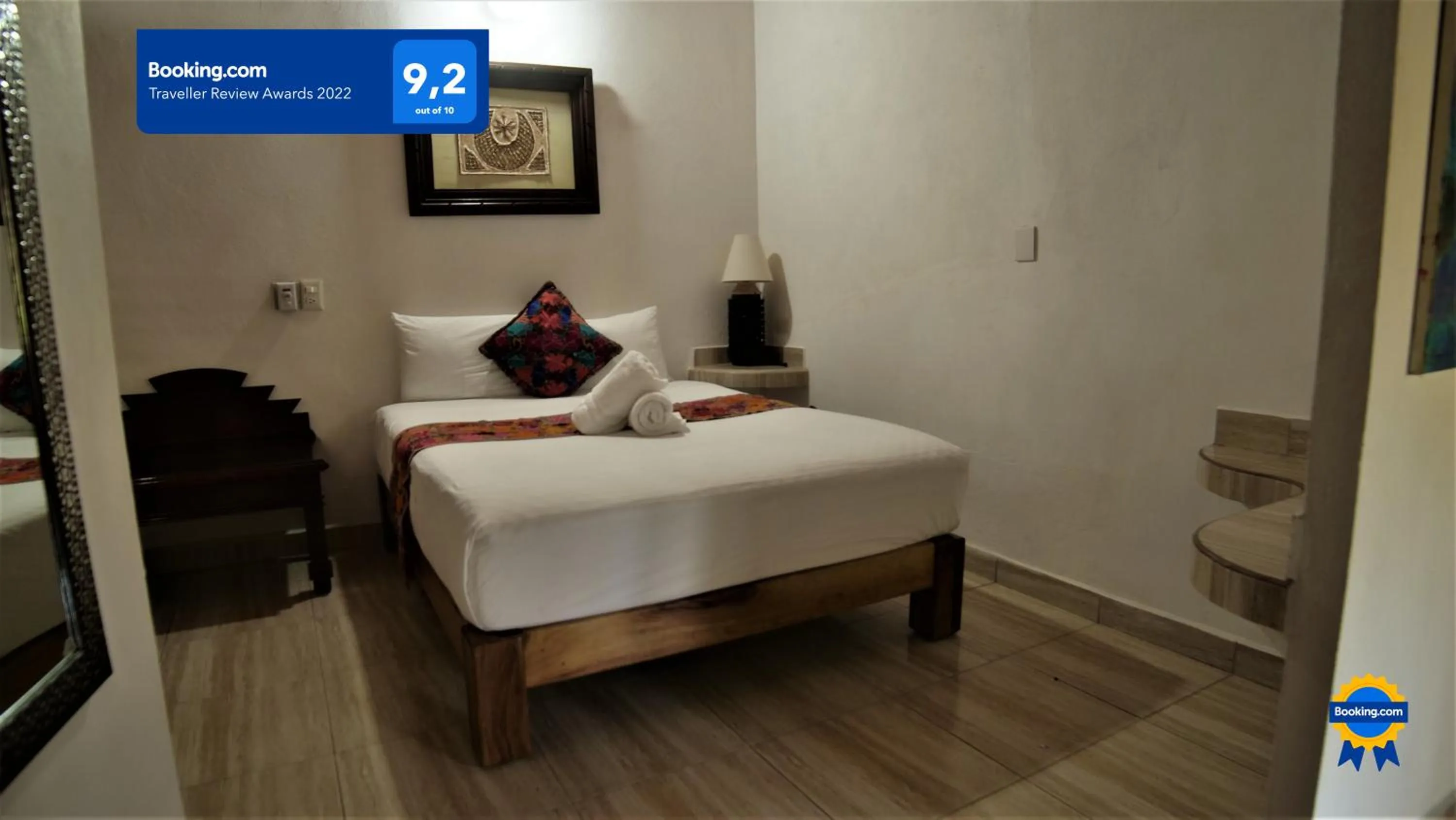 Bedroom, Bed in Hotel Diamante Sayulita