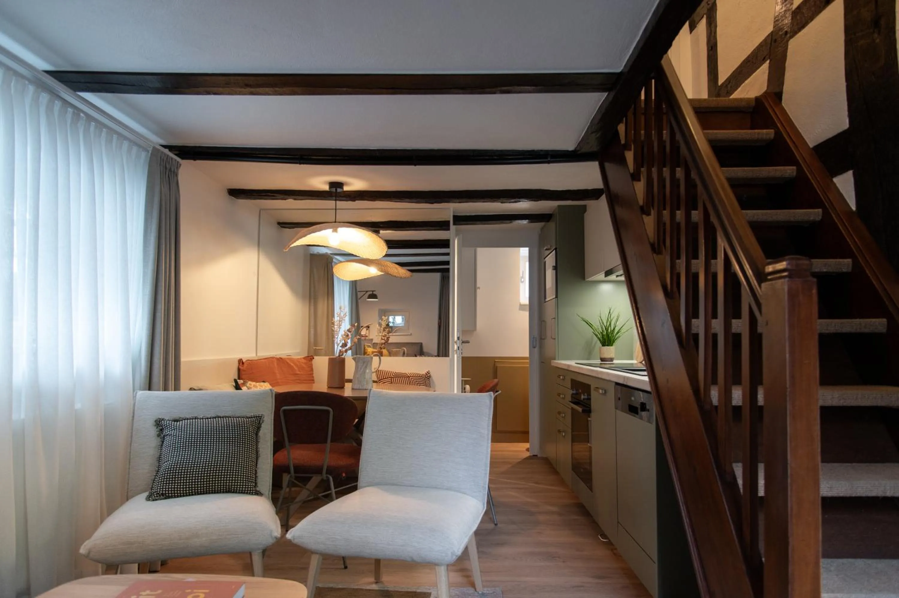 Dining area in Gîtes et chambres d'hôtes Maison Ungerer