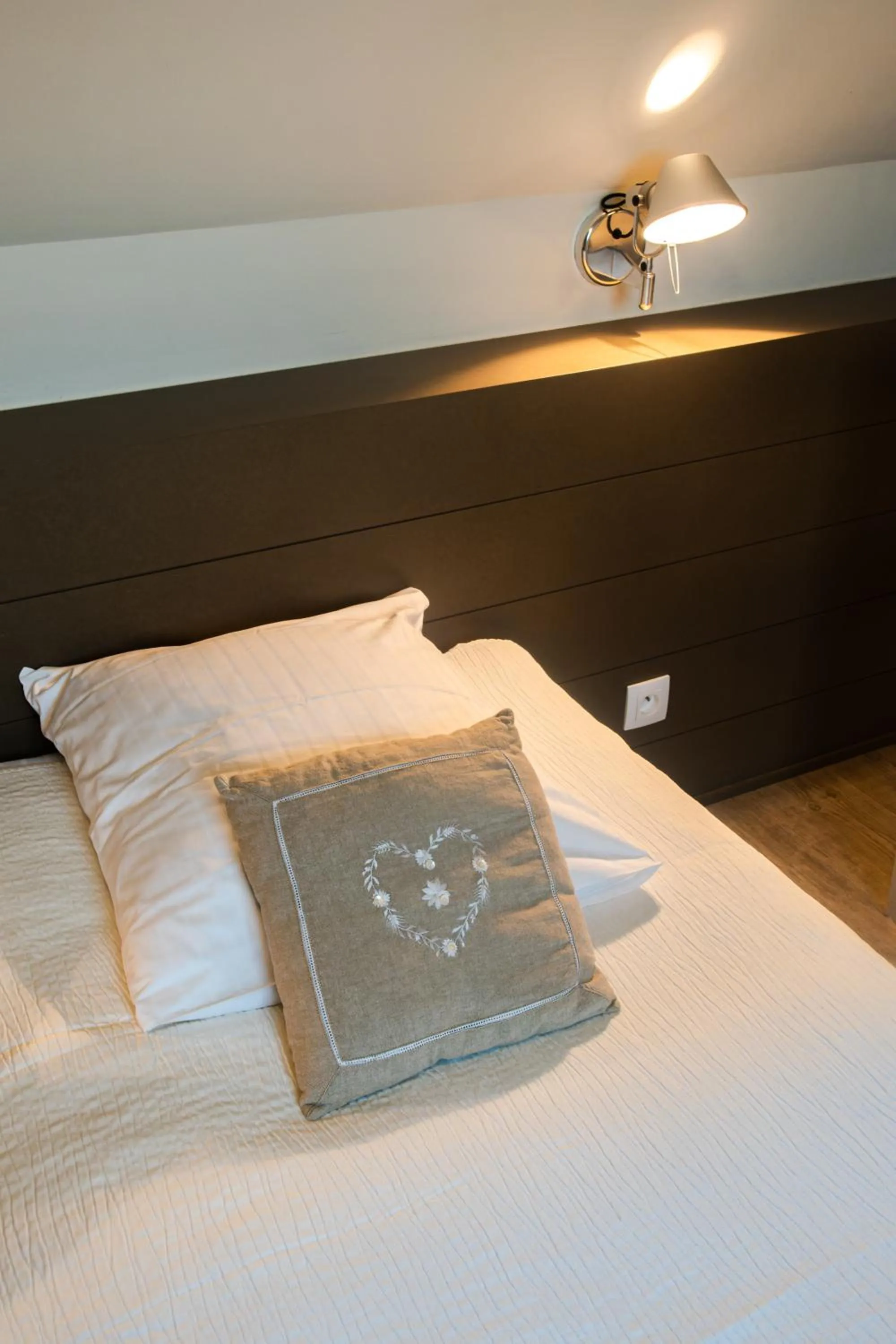 Bed in Gîtes et chambres d'hôtes Maison Ungerer