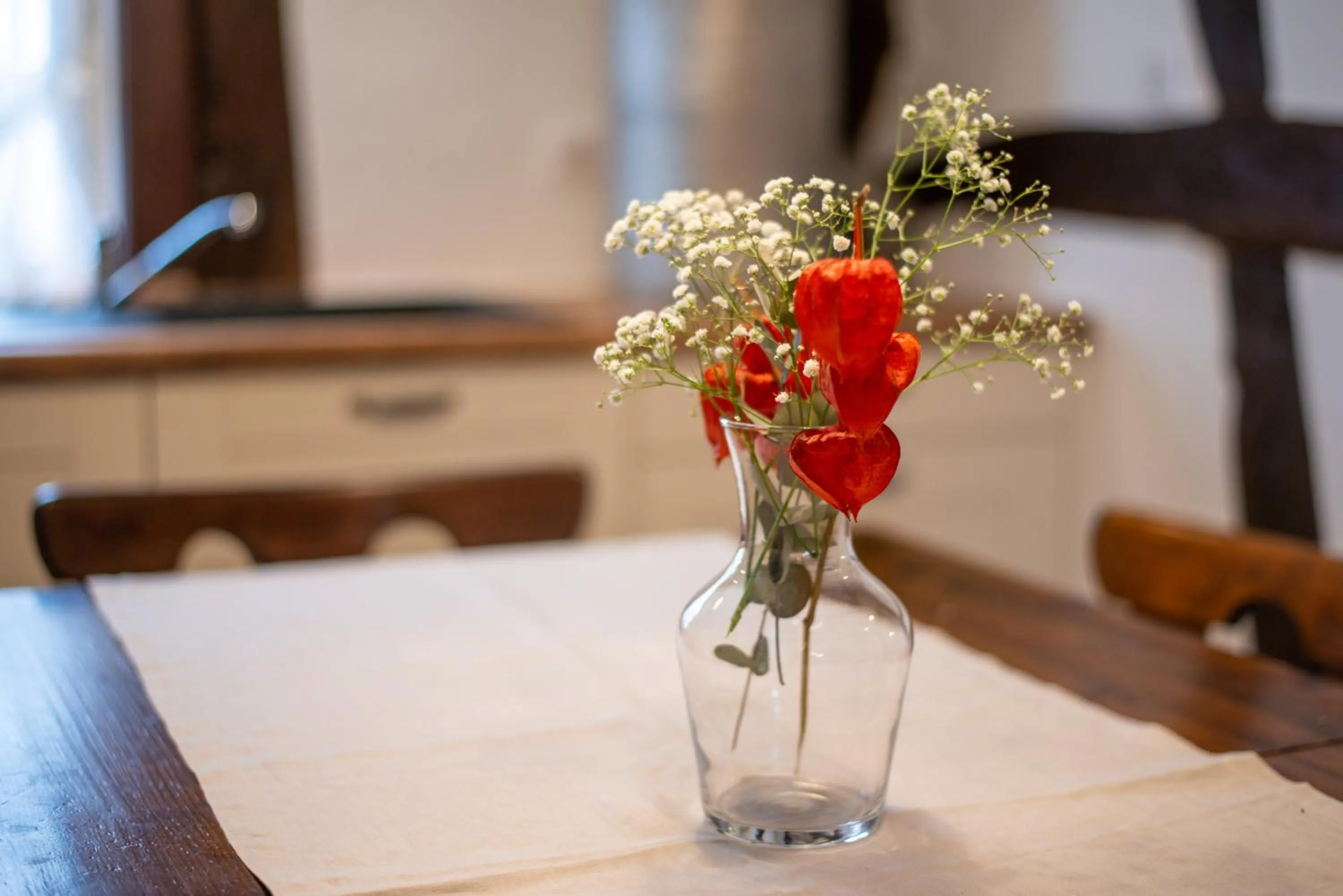 Dining area in Gîtes et chambres d'hôtes Maison Ungerer