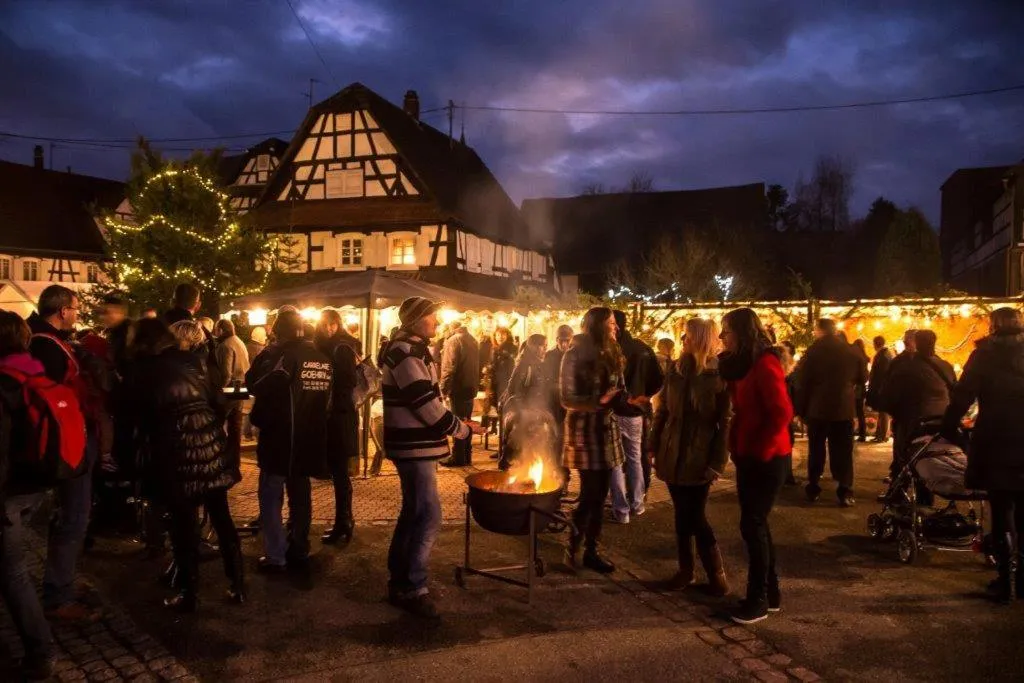 Evening entertainment in Gîtes et chambres d'hôtes Maison Ungerer