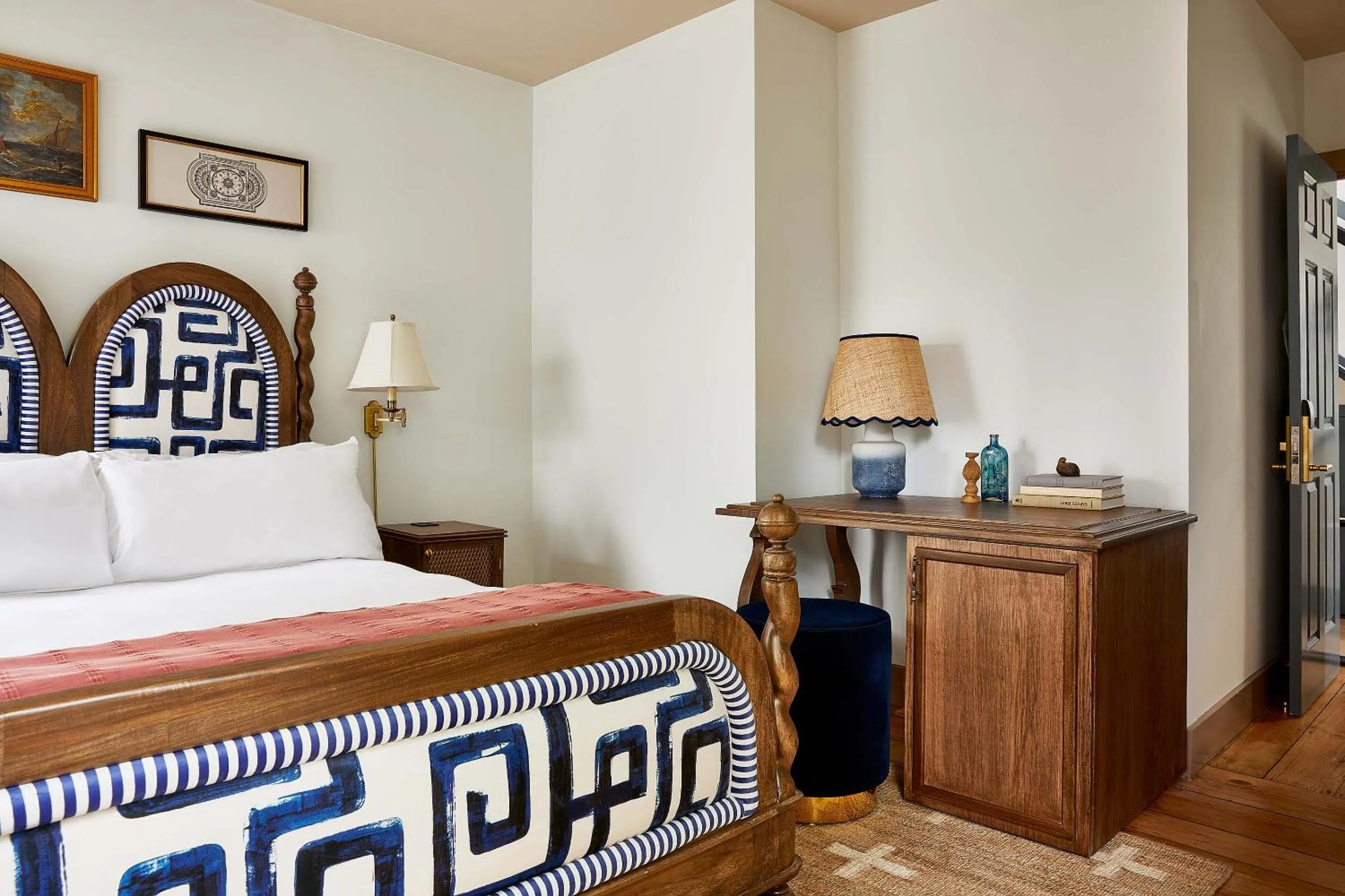 Bedroom in Blue Iris