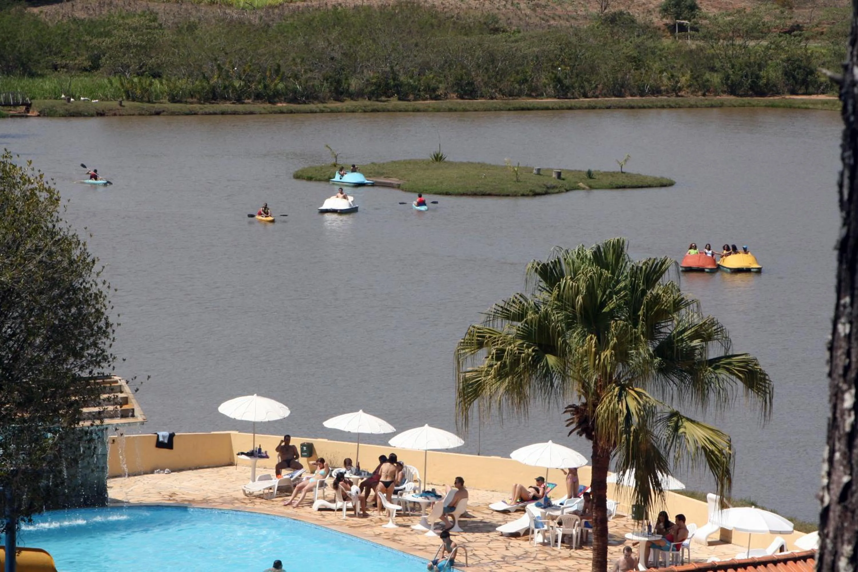 Lake view in Hotel Fazenda Vista Alegre