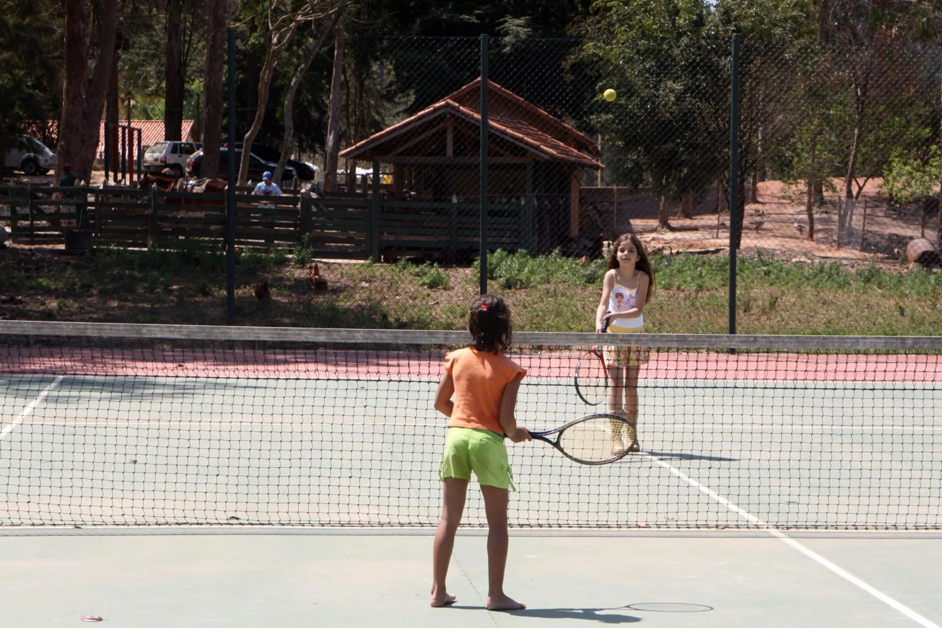 Tennis court in Hotel Fazenda Vista Alegre
