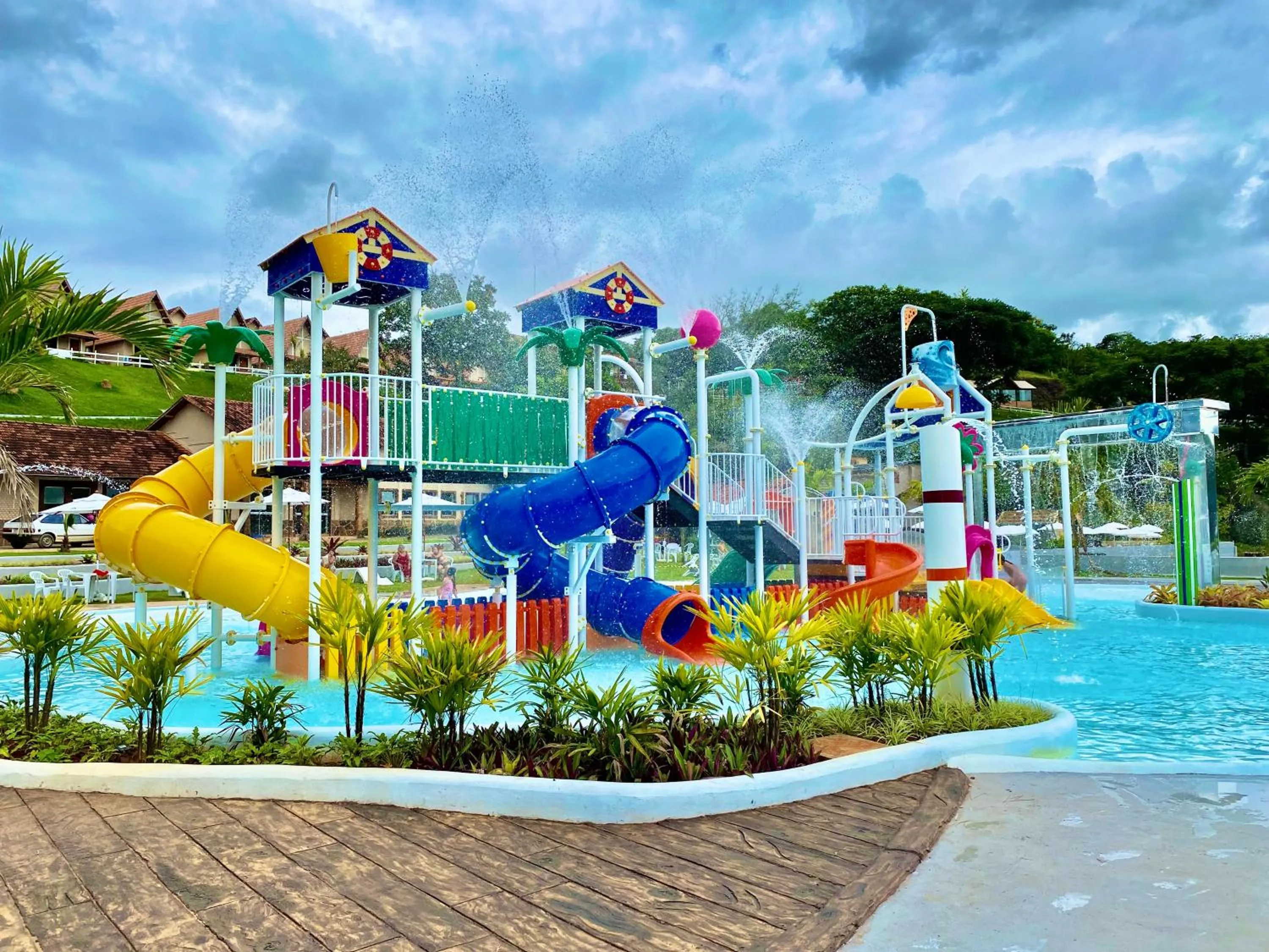 Aqua park in Hotel Fazenda Vista Alegre