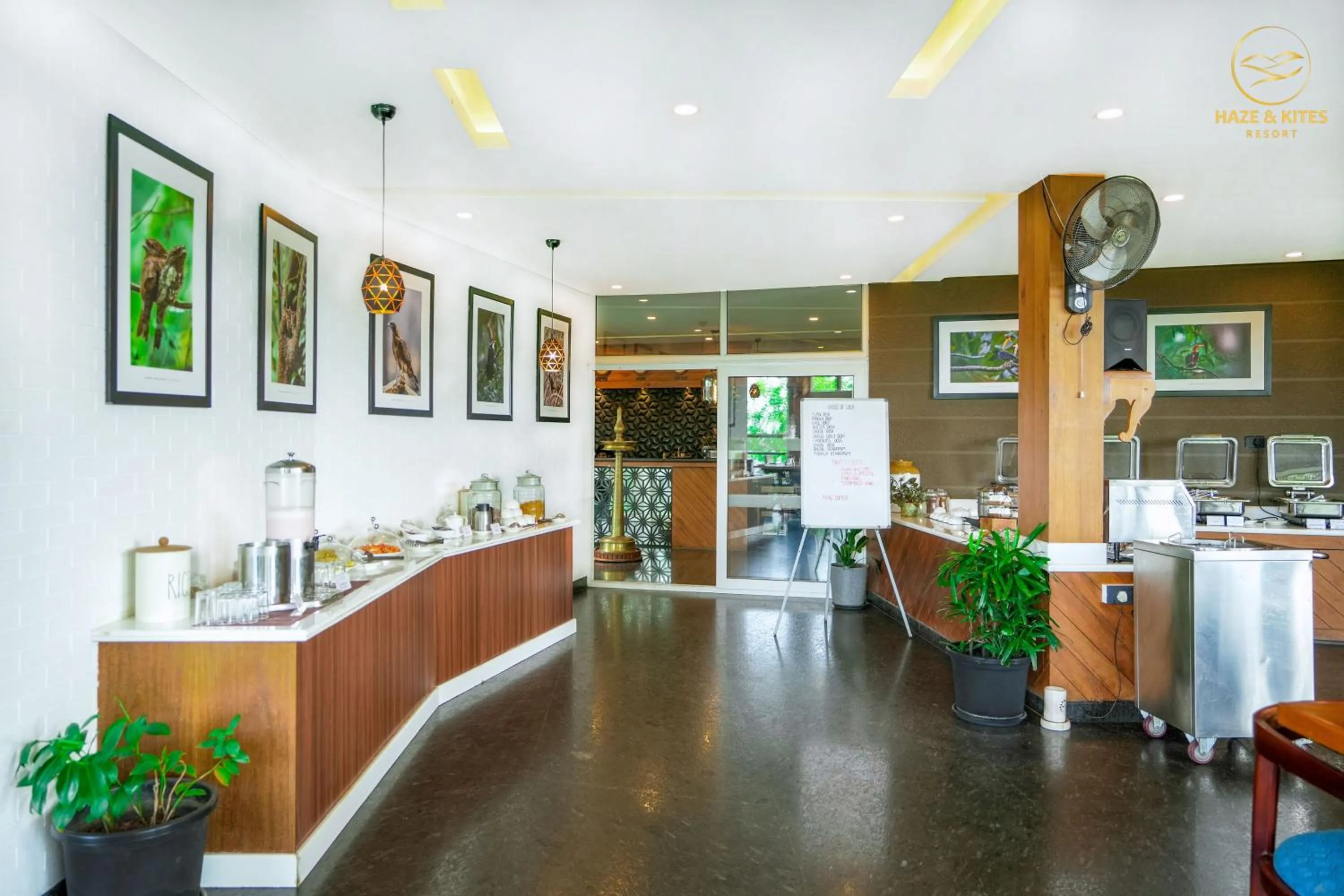 Breakfast in Haze and Kites Resort Munnar